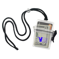 2.38" W x 3.75" H - Water-Resistant Badge Holder and Lanyard Combo (1 Color Imprint)