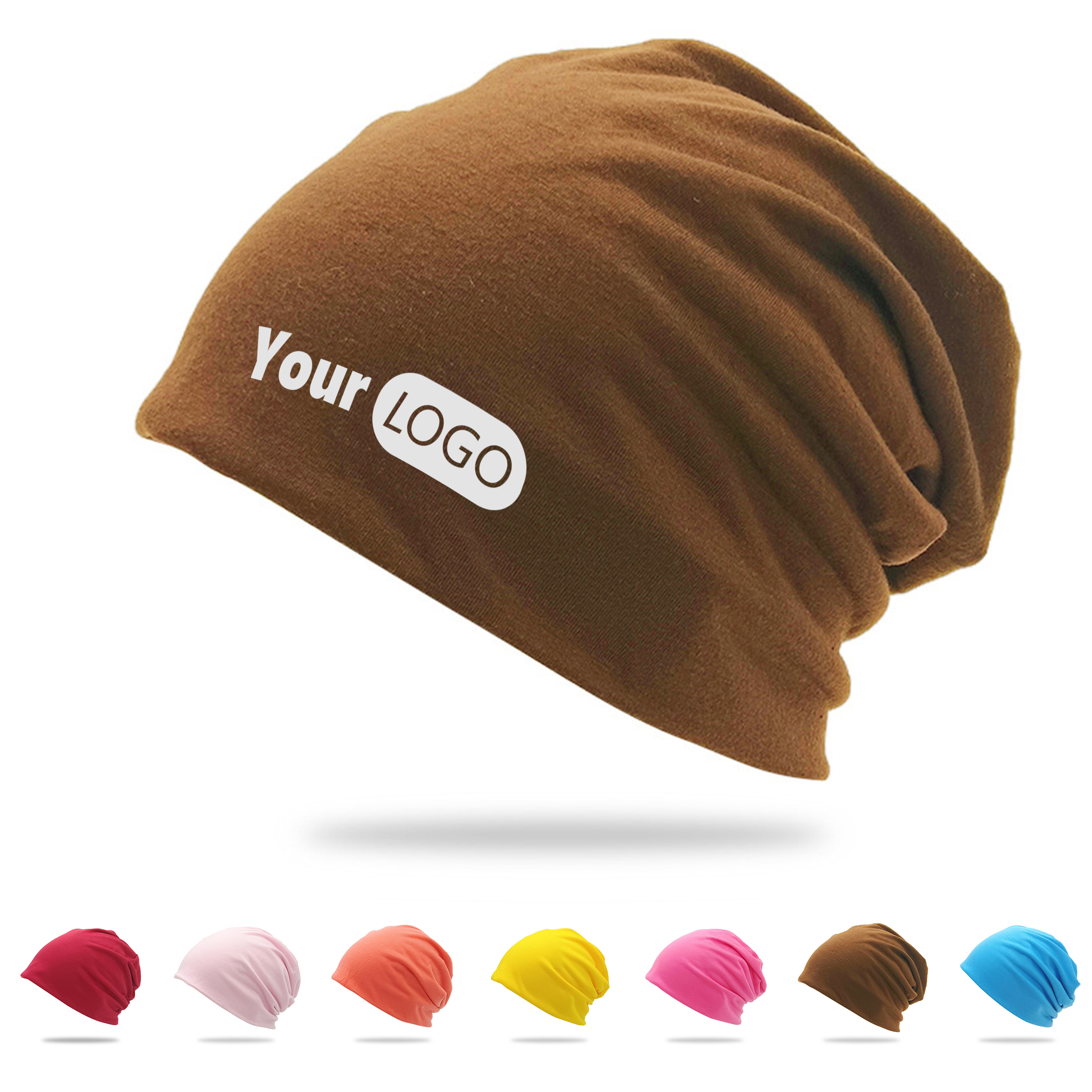 Polyester Fashionable Double-Layer Knitted Hat