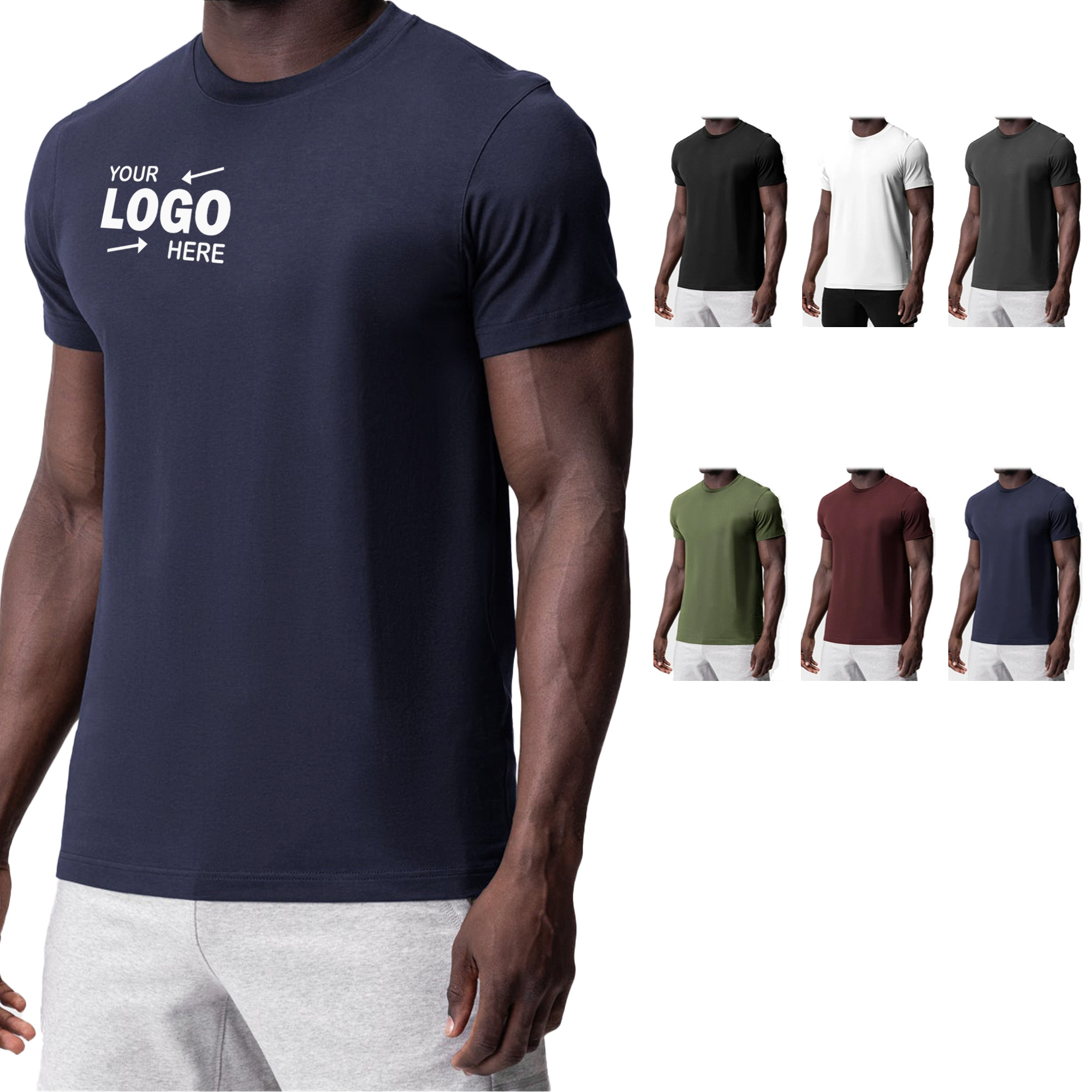 Men's Athletic Quick Dry Short Sleeve T-Shirt