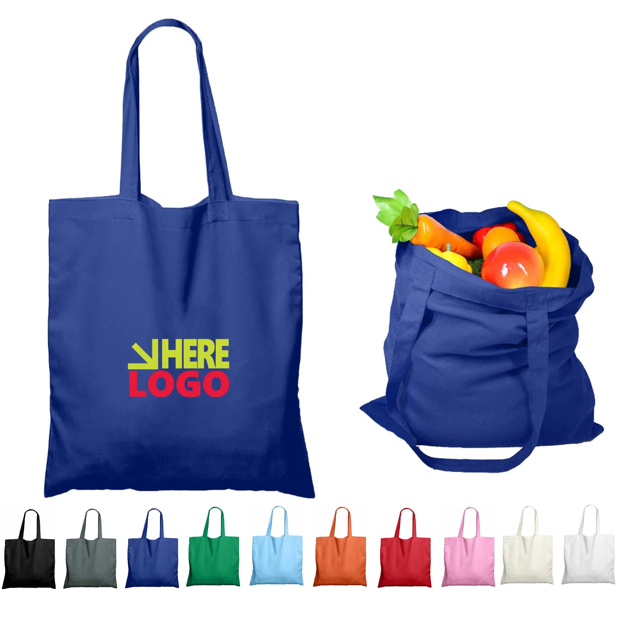 Lightweight Blank Bulk Cloth Bag, custom tote bag with logo imprint 24
