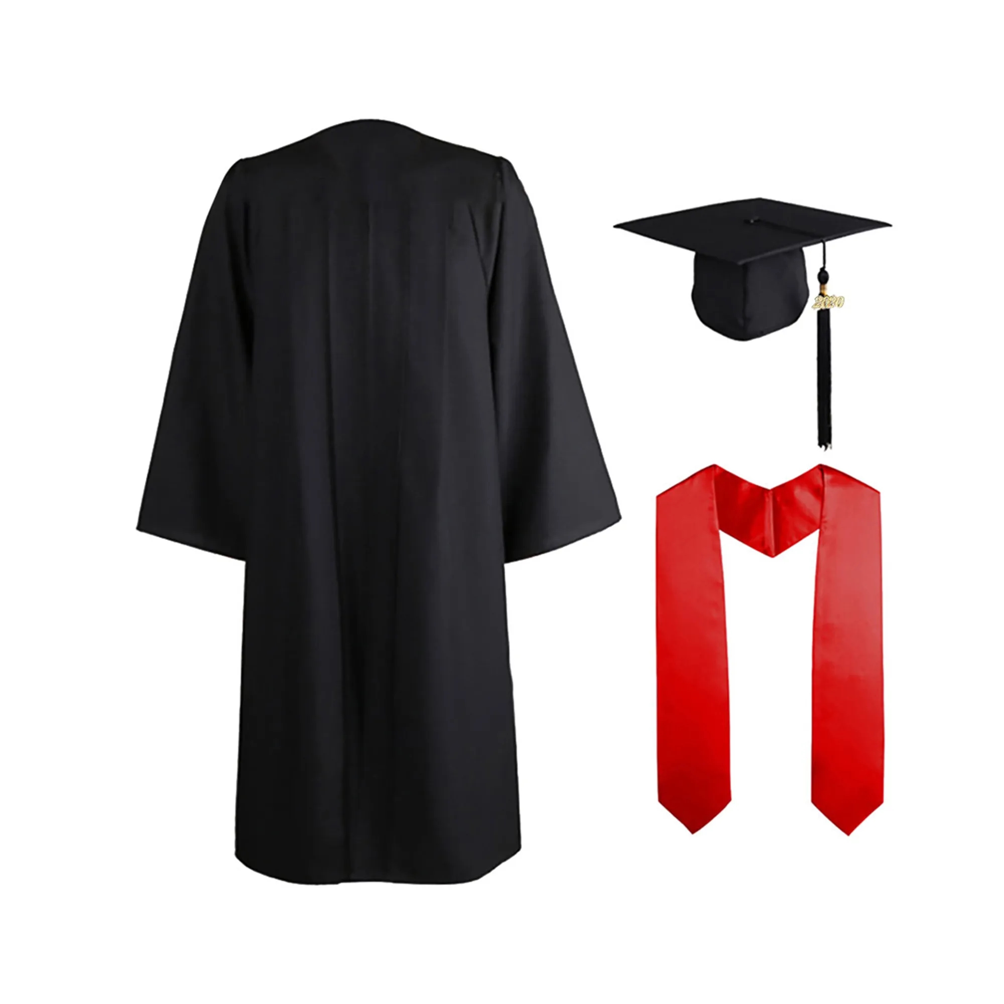 Graduation Ceremony Gown Suit With Hat Shawl 12