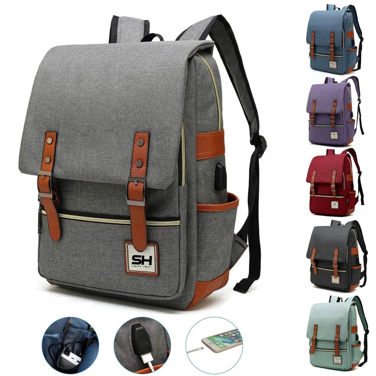 Outdoor Canvas Backpack