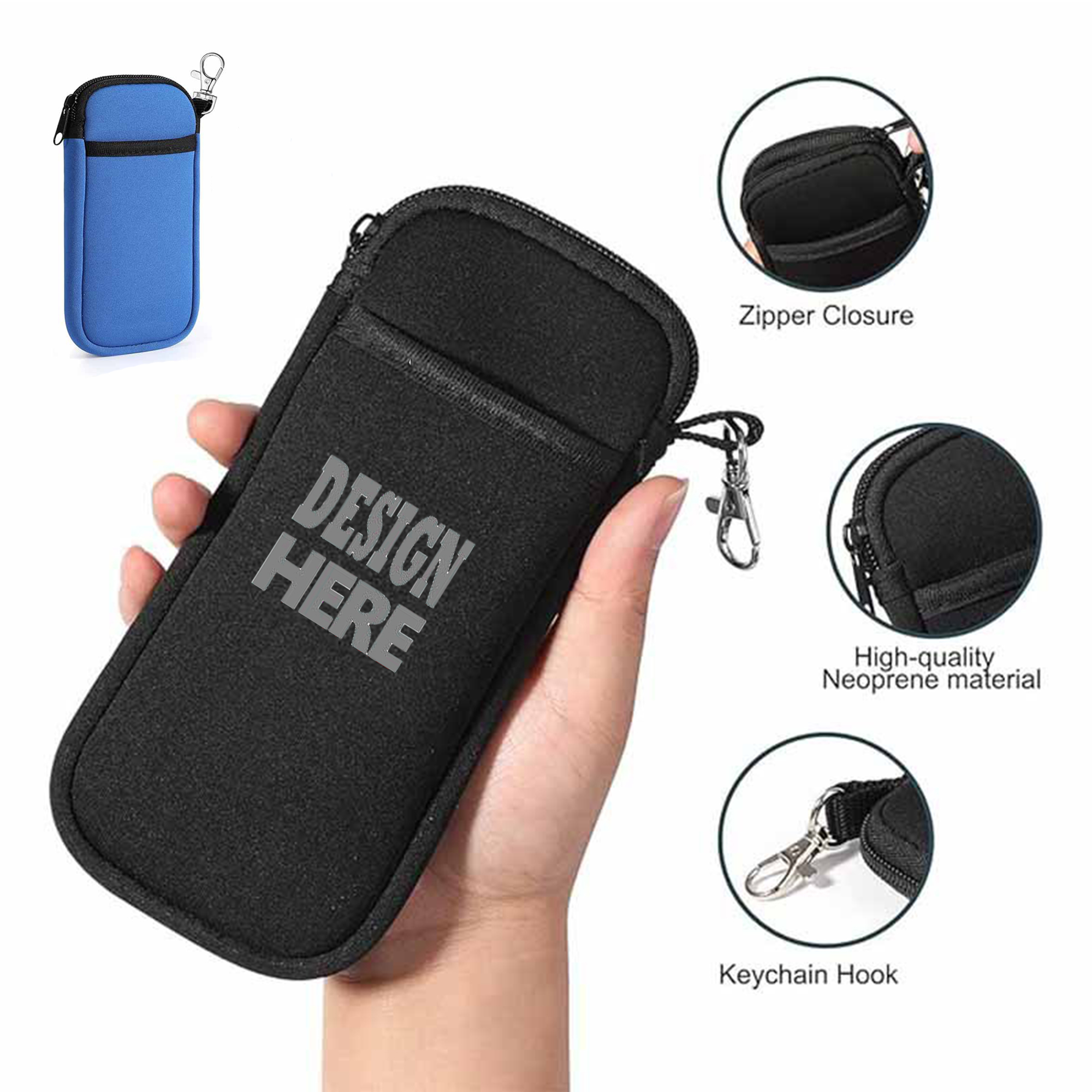 Portable Zipper Pouch For Phone And Accessories 2