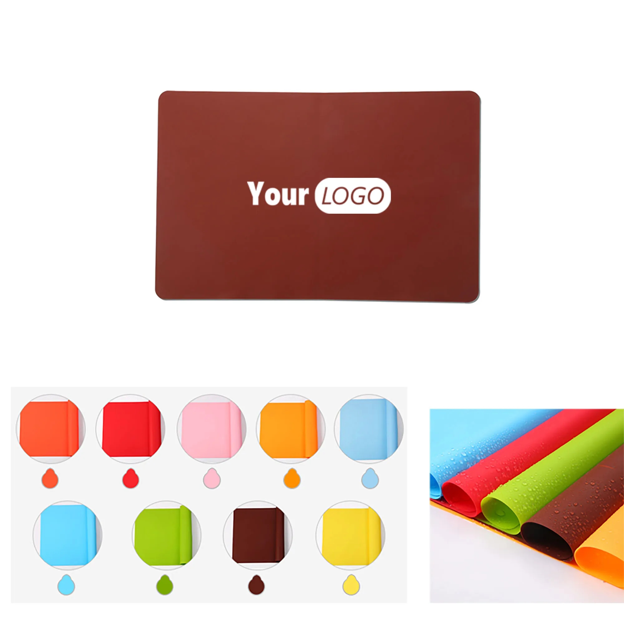 Silicone Placemat Non-Slip, Oil Proof, Water Proof 6