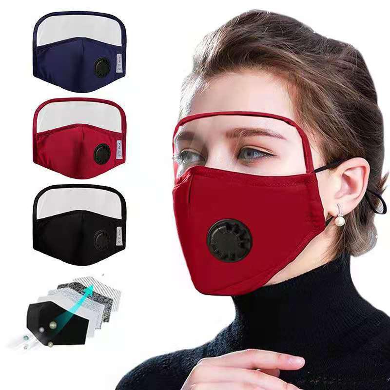 Reusable Cloth Mask with Eye Shield