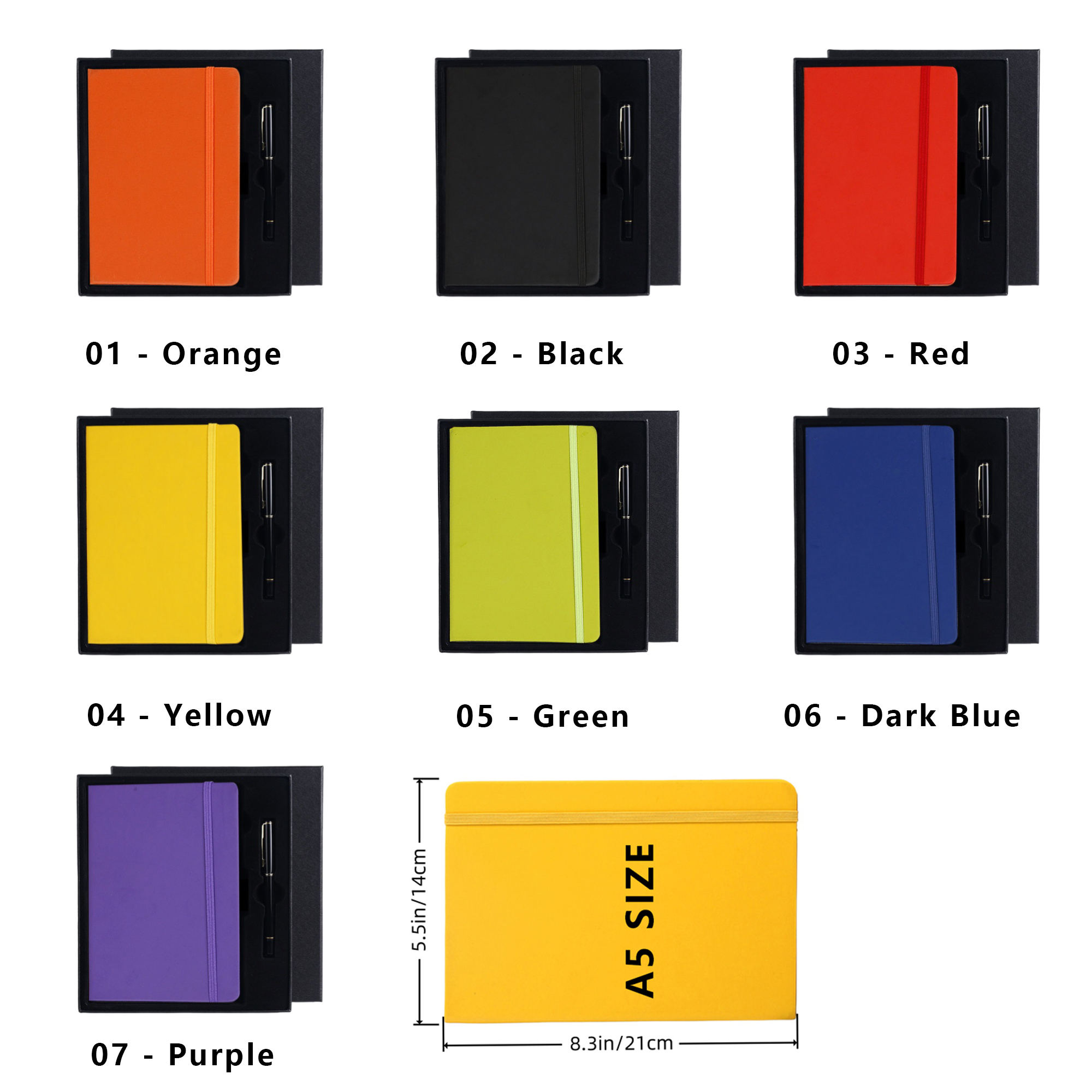A5/A6 Softcover Elastic Band Notebook 6