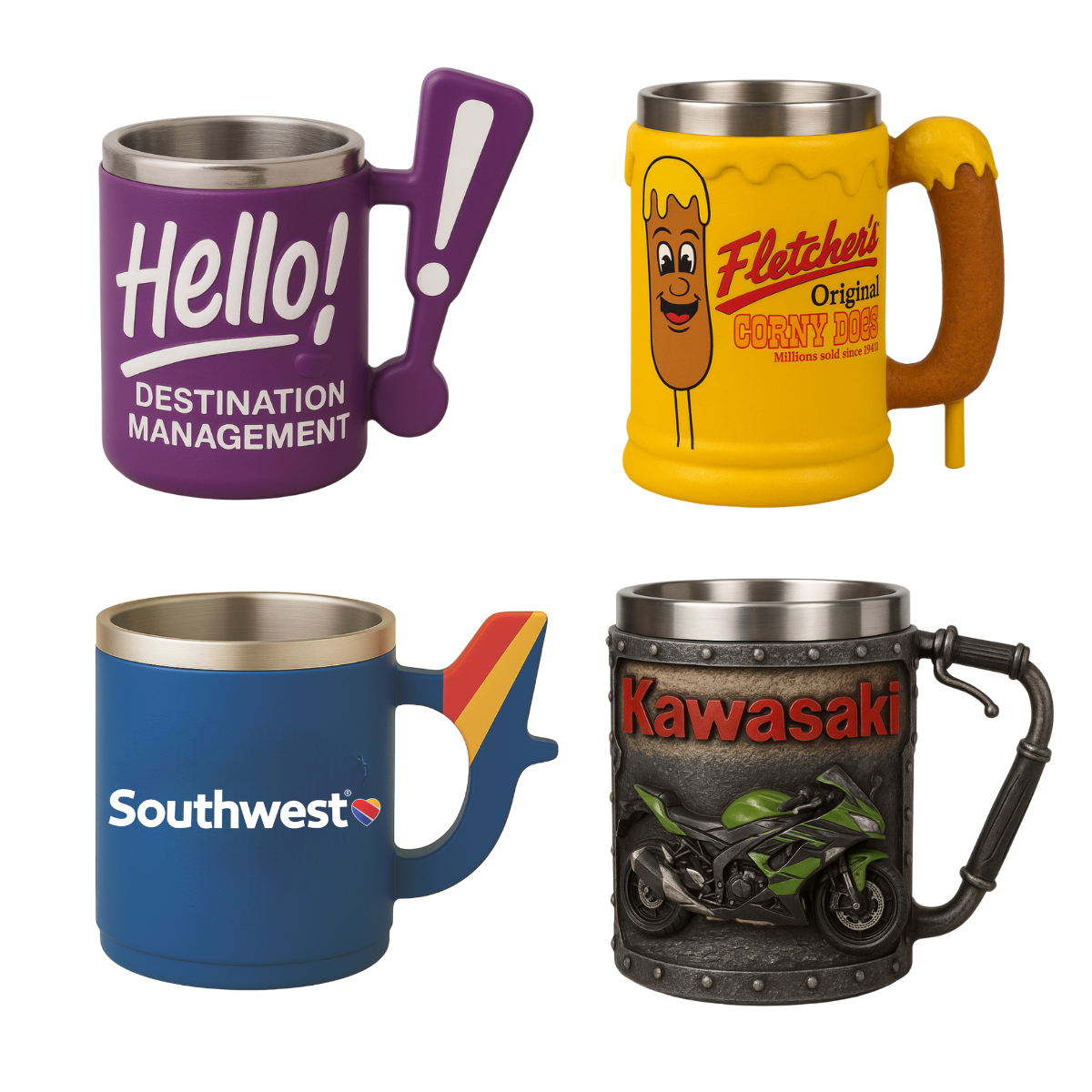 EpicMug Customizable Resin Molded Exterior Mug - Stainless Steel 450ML 3