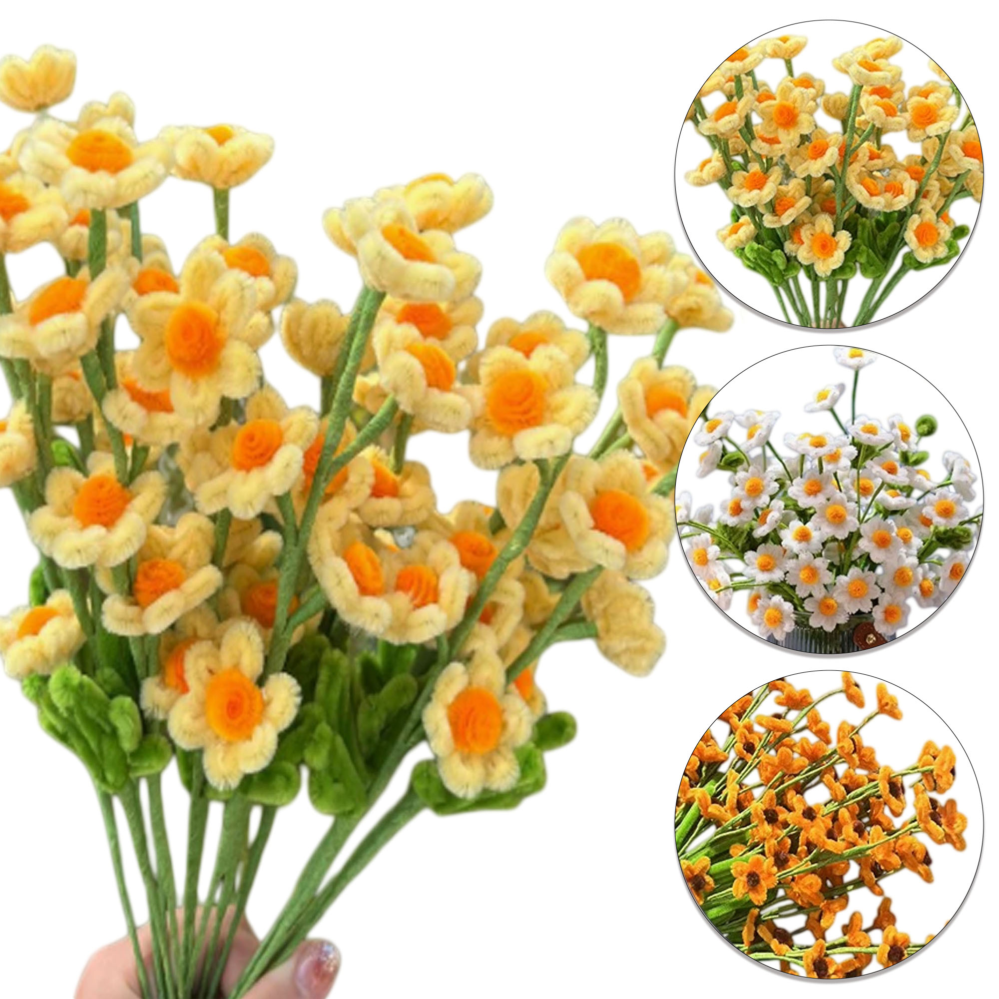 Fuzzy Plush Flowers 2