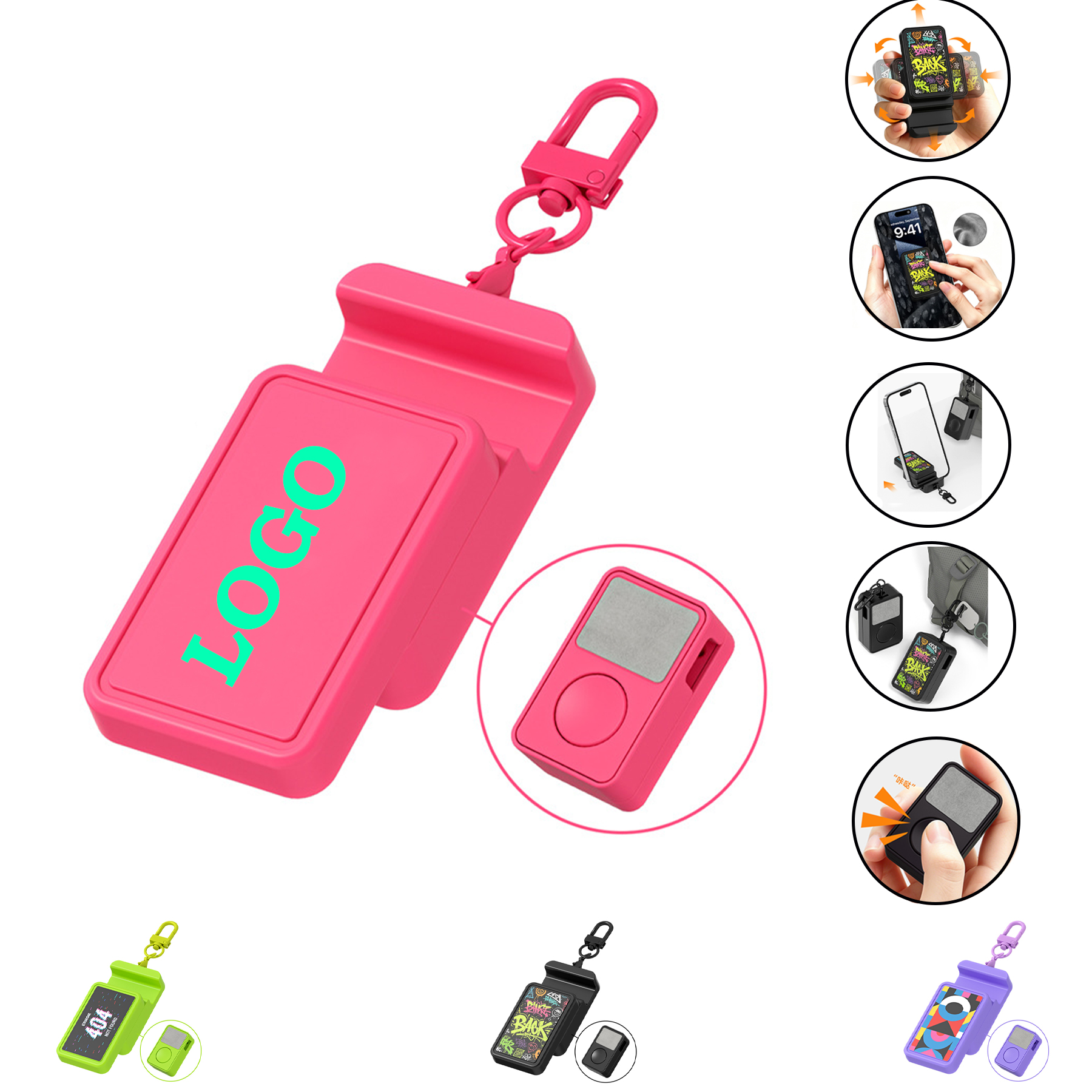 Multifunctional EDC Fidget Keychain 2