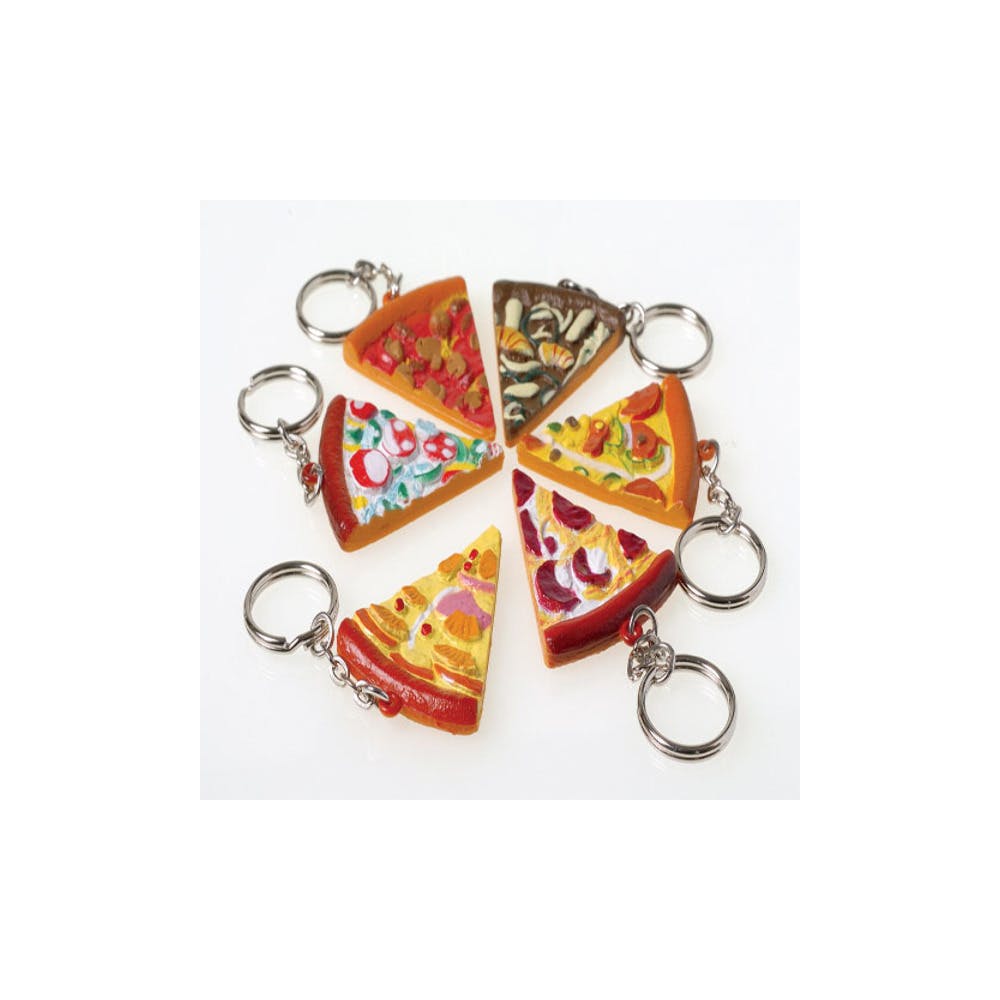 Pizza Keychains - Assorted
