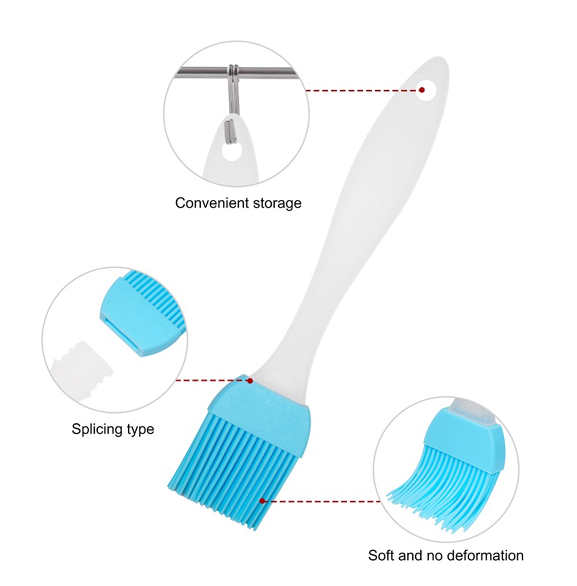 Silicone Heat Resistant Basting Brush 9
