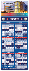 Magna-Card Business Card Magnet - Baseball Schedules (3.5 x 9)