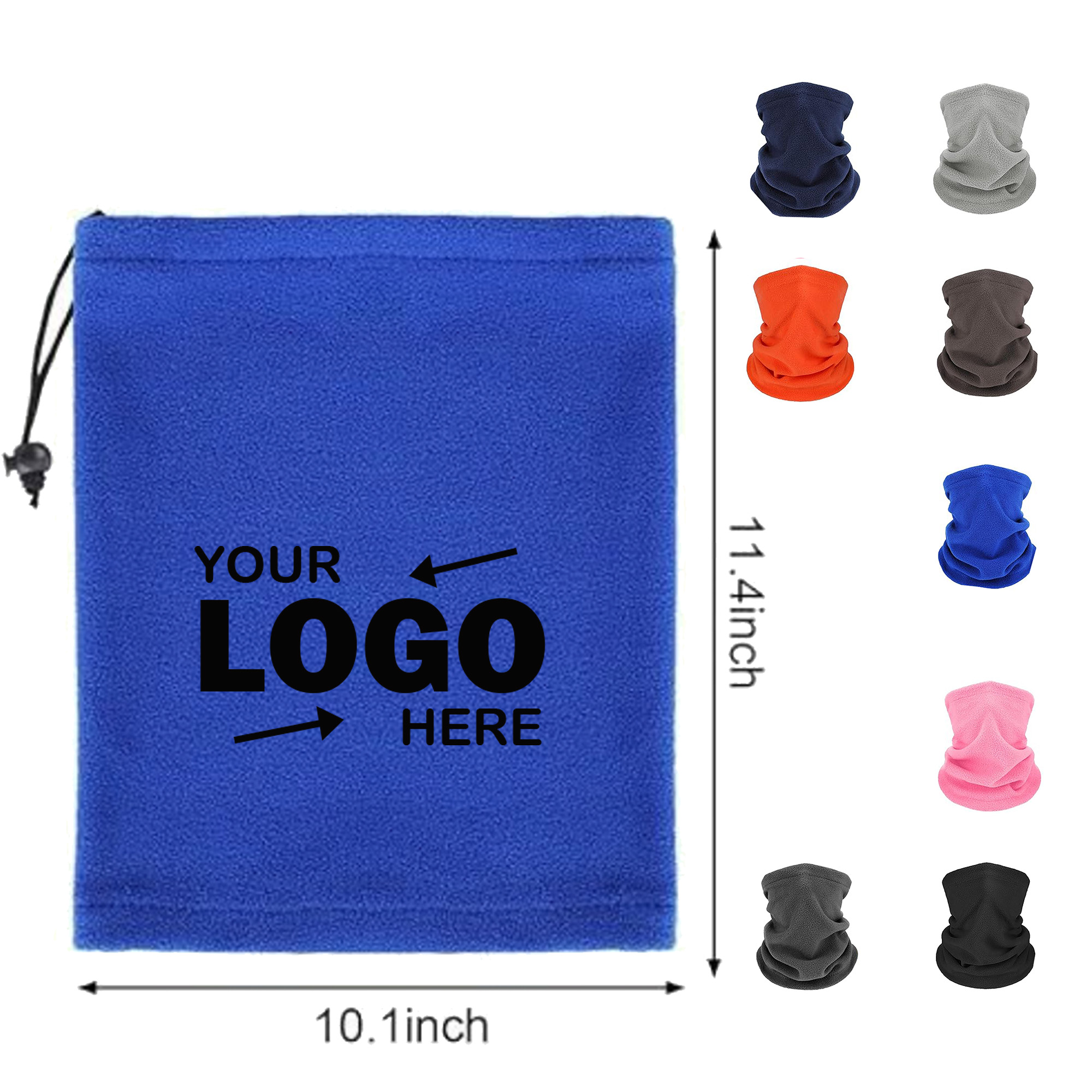 Versatile Fashionable Fleece Beanie And Scarf 5