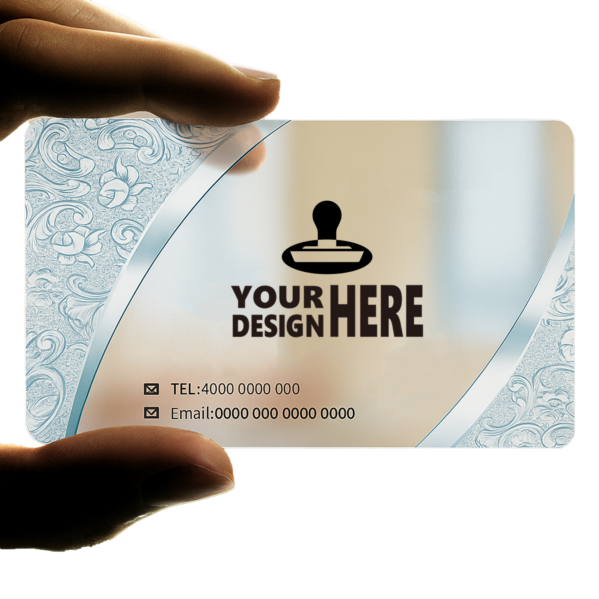 Clear PVC Transparent Business Cards 3