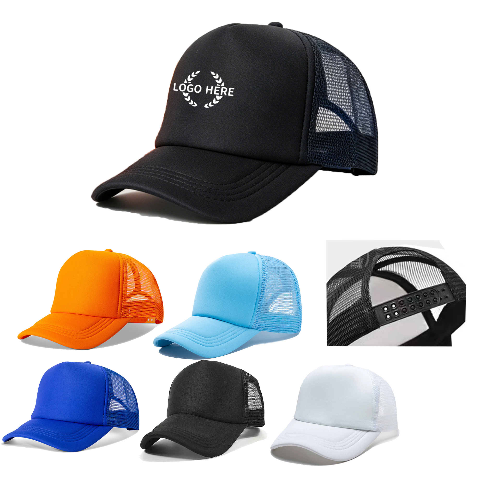 Adjustable Mesh Back Trucker Cap