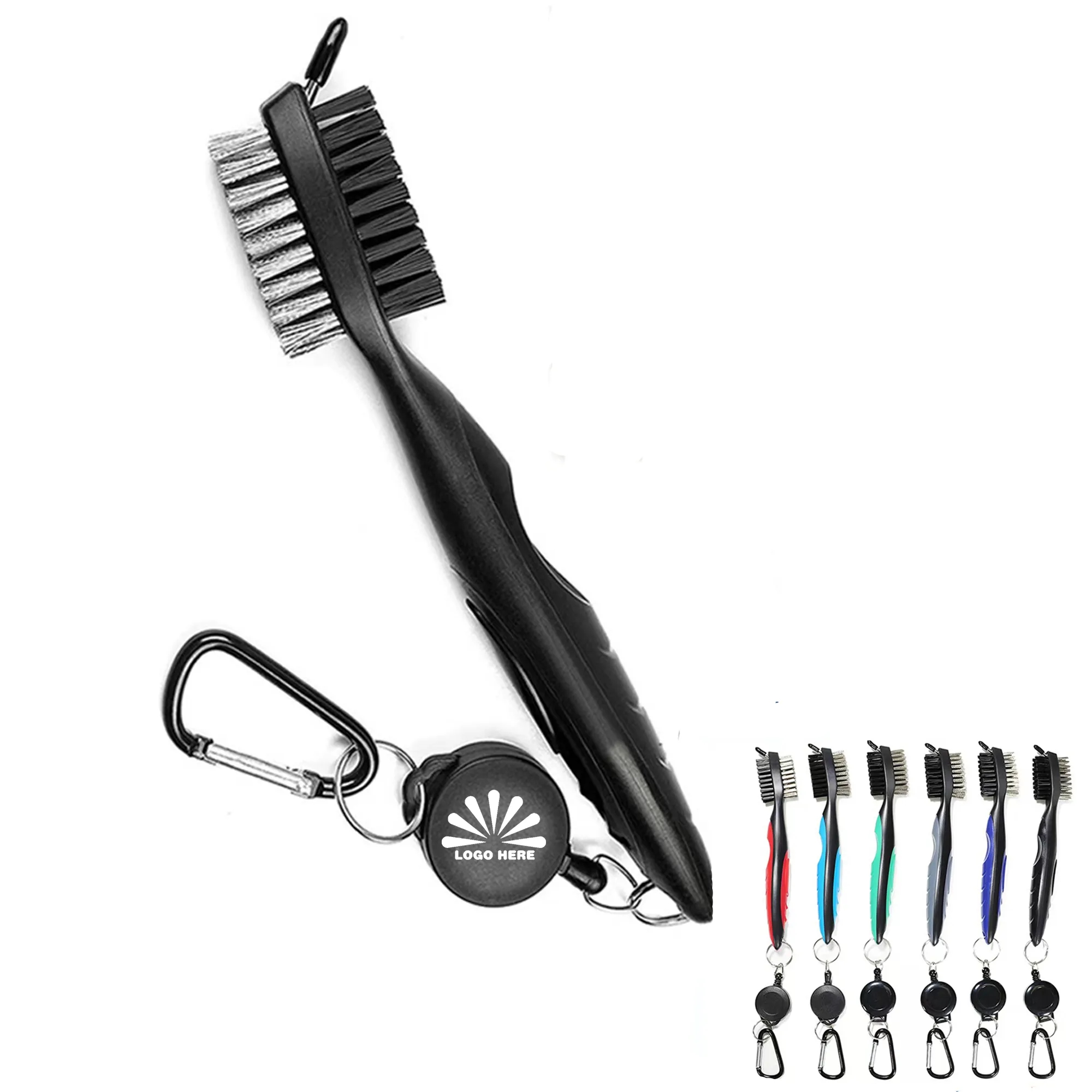 Double-Sided Golf Club Brush With Customizable Logo 5