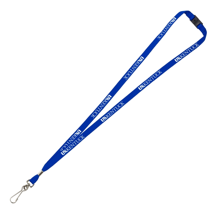 "AUBURN" 3/8" Overseas Silkscreen Lanyard (Overseas Production 8-10 Weeks) 48