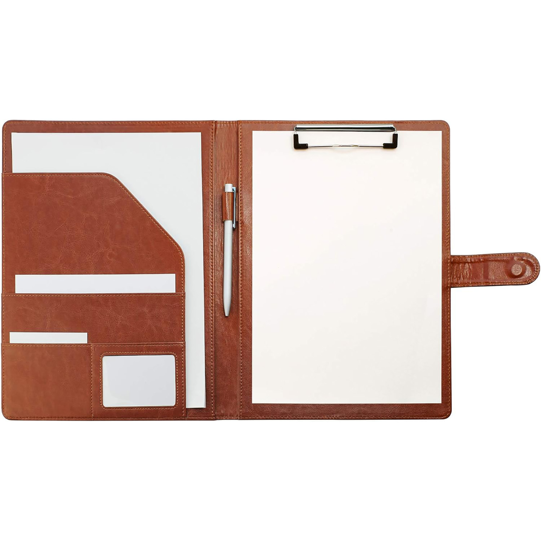 Faux Leather Storage Clipboard 9