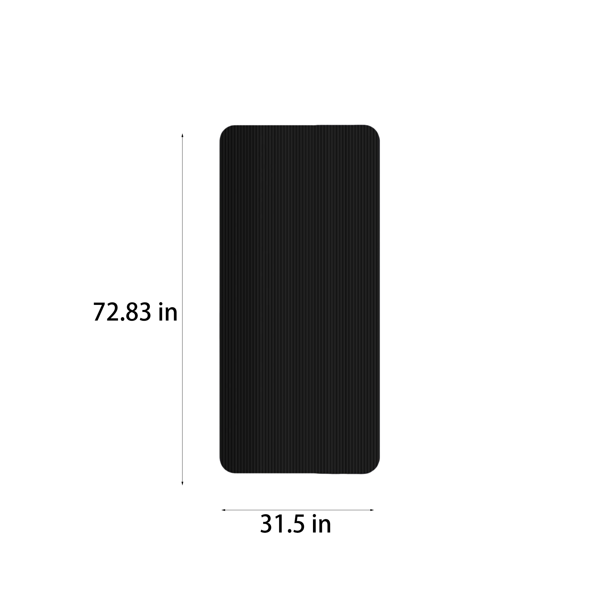 73 x 31.5 Inch Non-Slip Yoga Mat 4