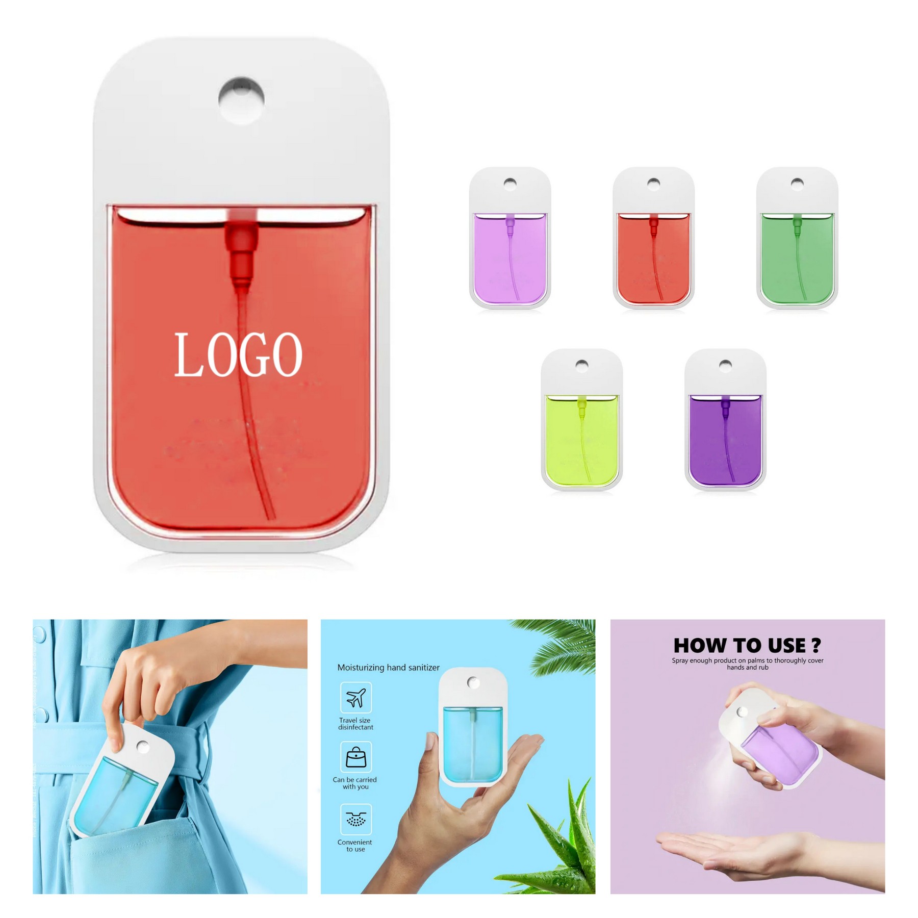 Pocket Alcohol Hand Sanitizer Spray