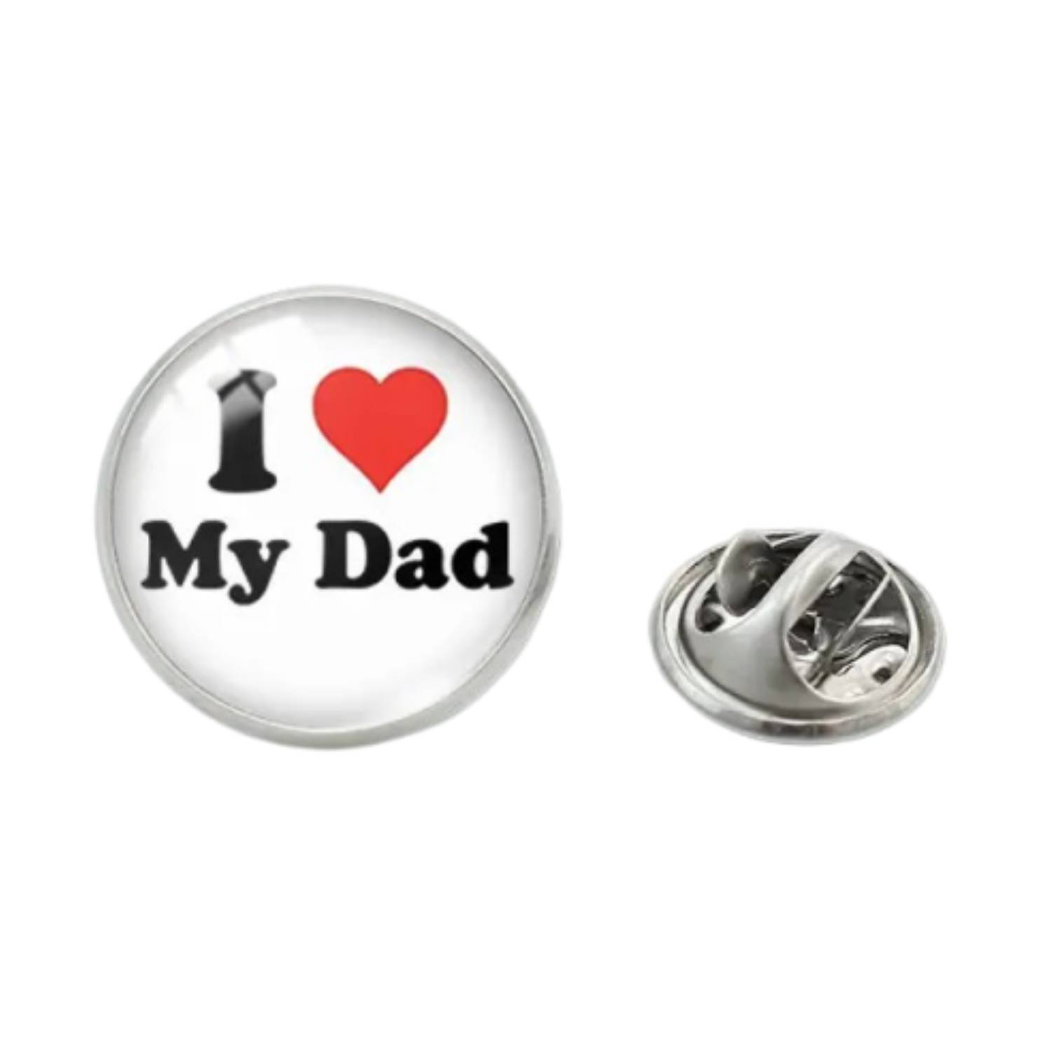 0.79-inch Butterfly Clutch Epoxy Dome Lapel Pin