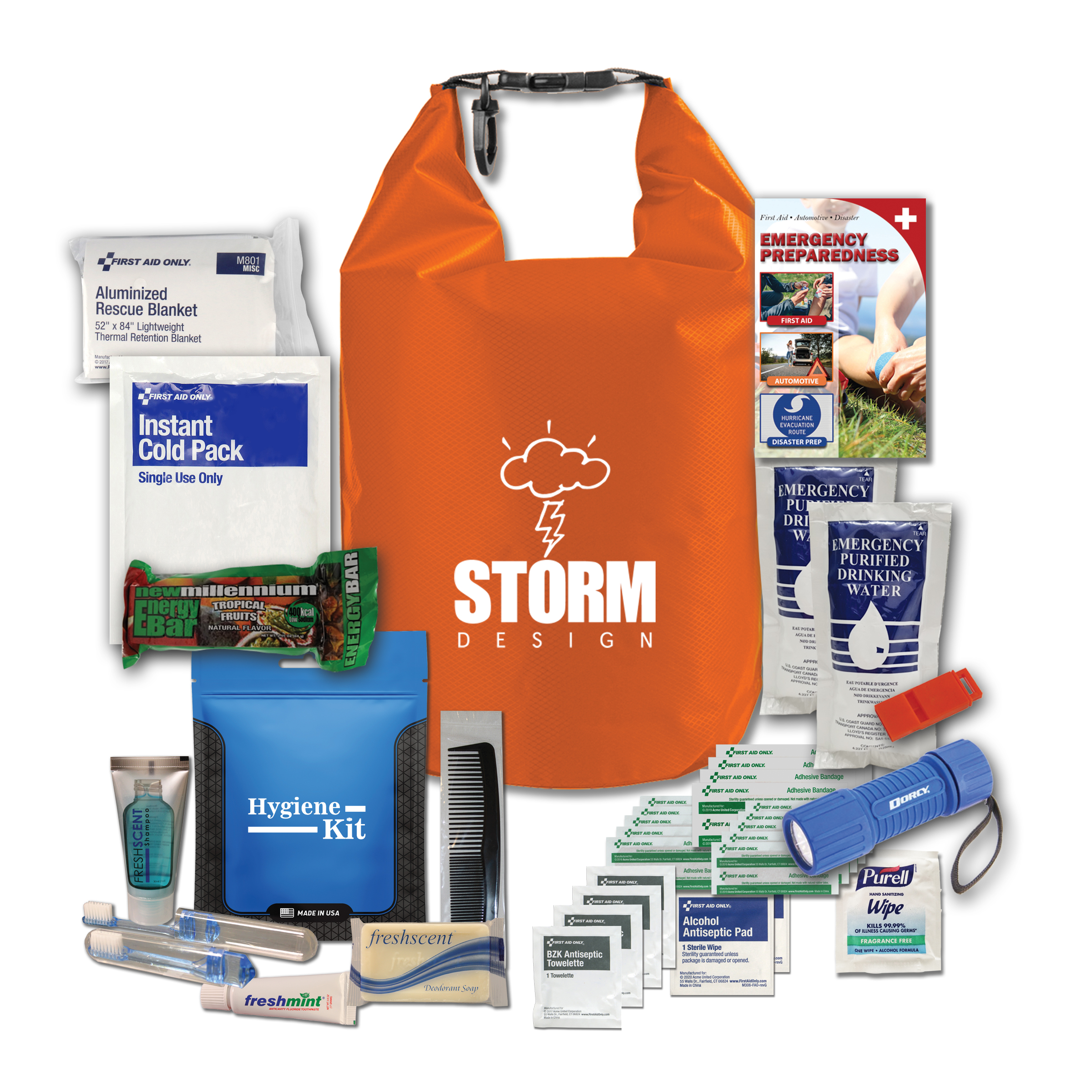 Dry Bag Survival First Aid Kit 19