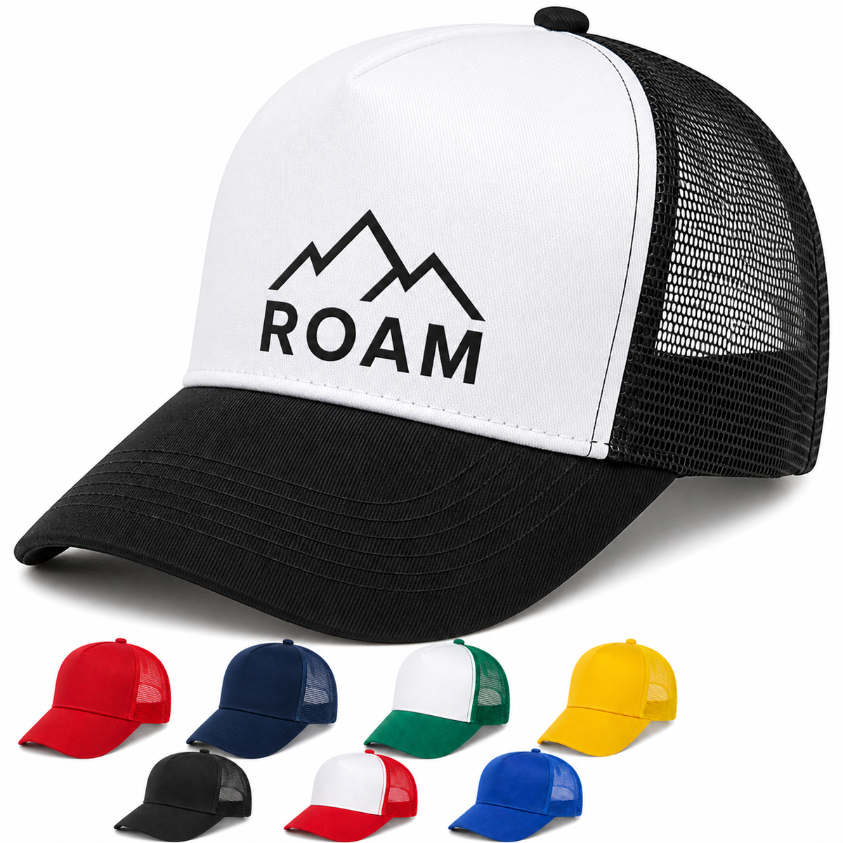 Foam Front Mesh Back Adjustable Trucker Cap