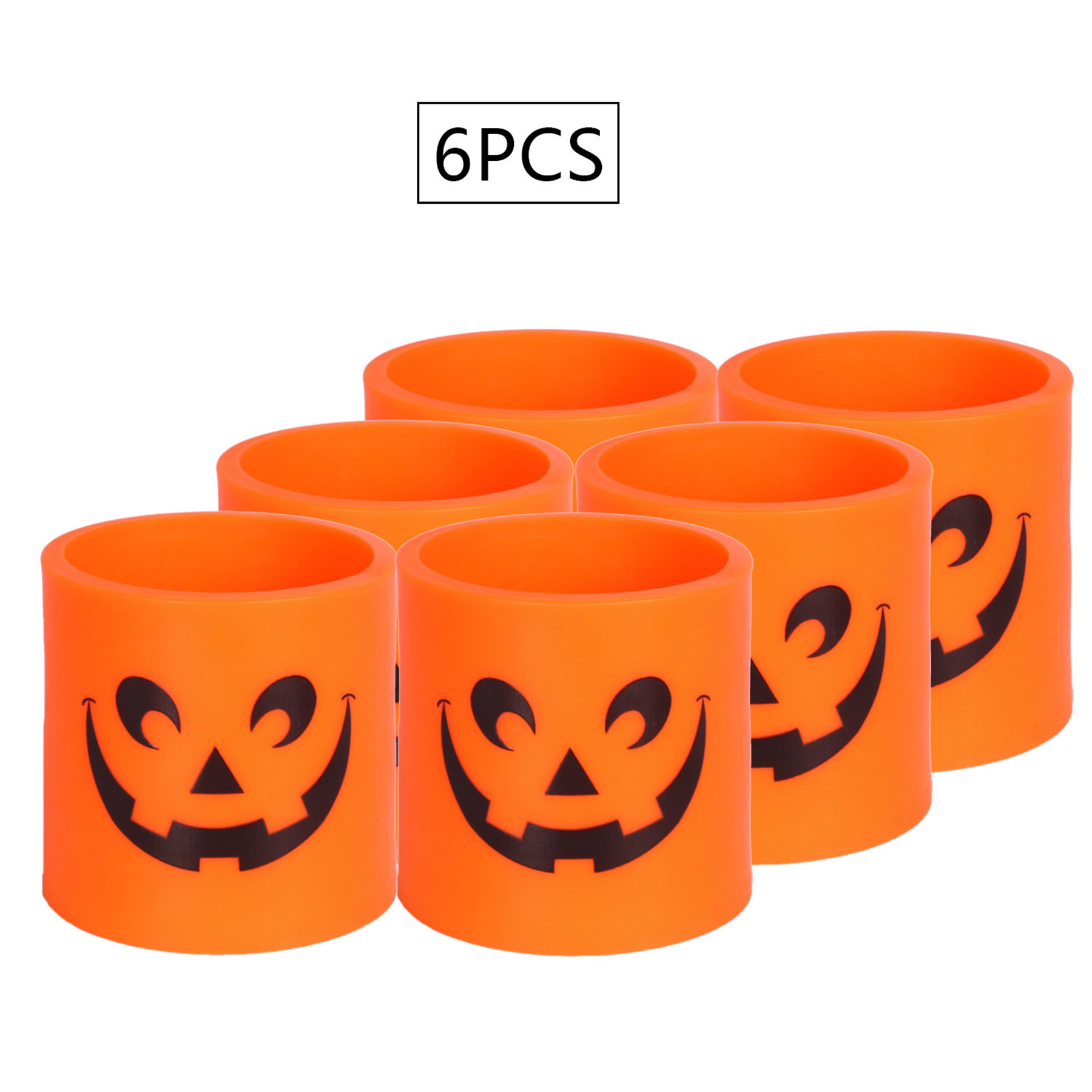Halloween Ornaments Led Candle With Ghost Face