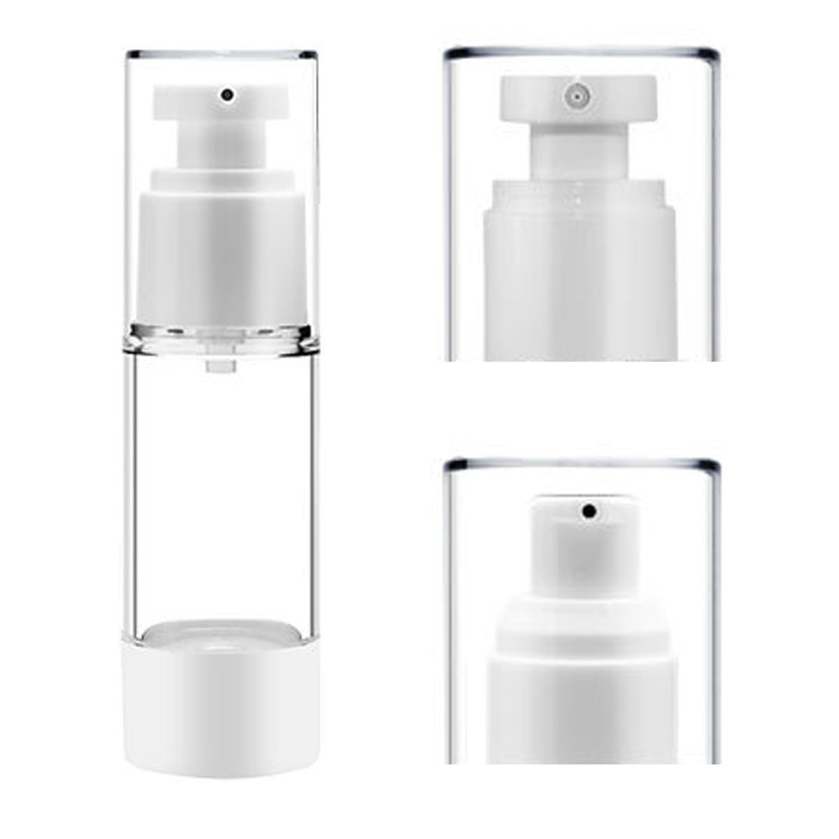 Vacuum Spray Bottle Refillable Liquid Containers 30ml