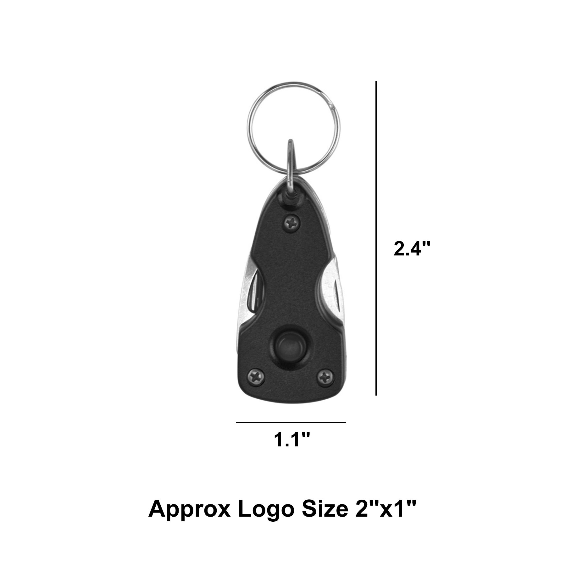Key Ring Multitool With LED Flashlight 6