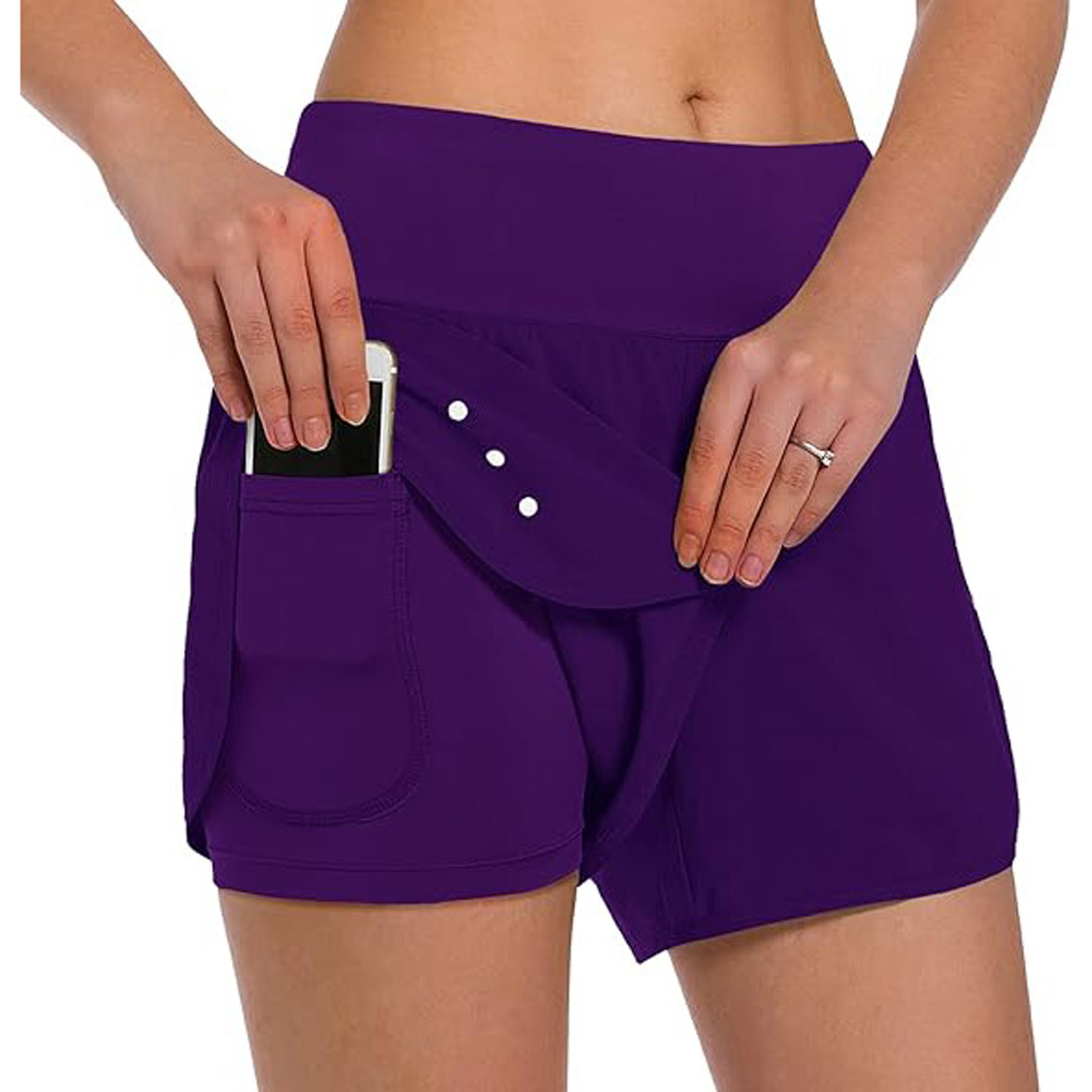 Women’s 2 in 1 Running Shorts 12