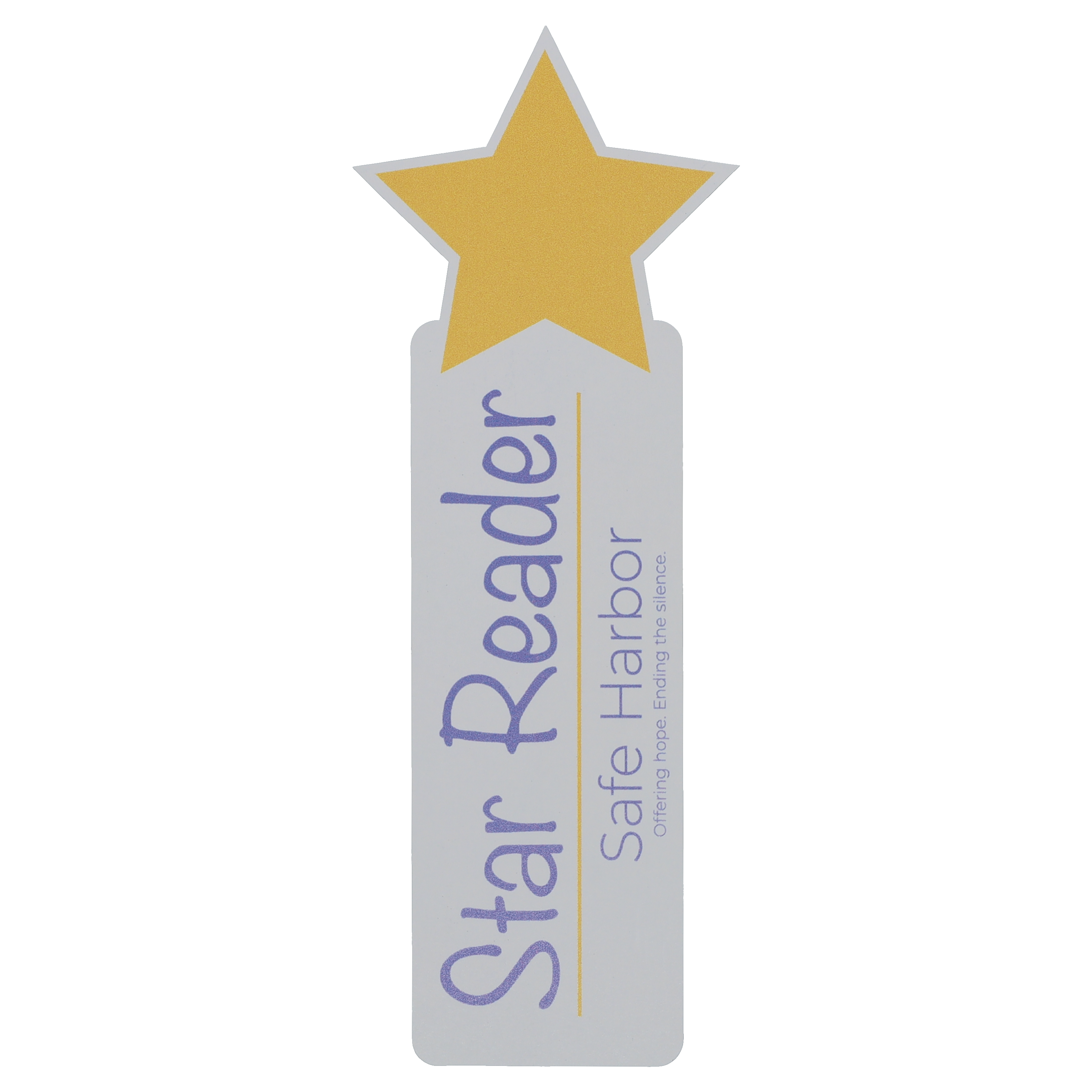 Cardstock Bookmark Stock Shape 12 pt - White 104