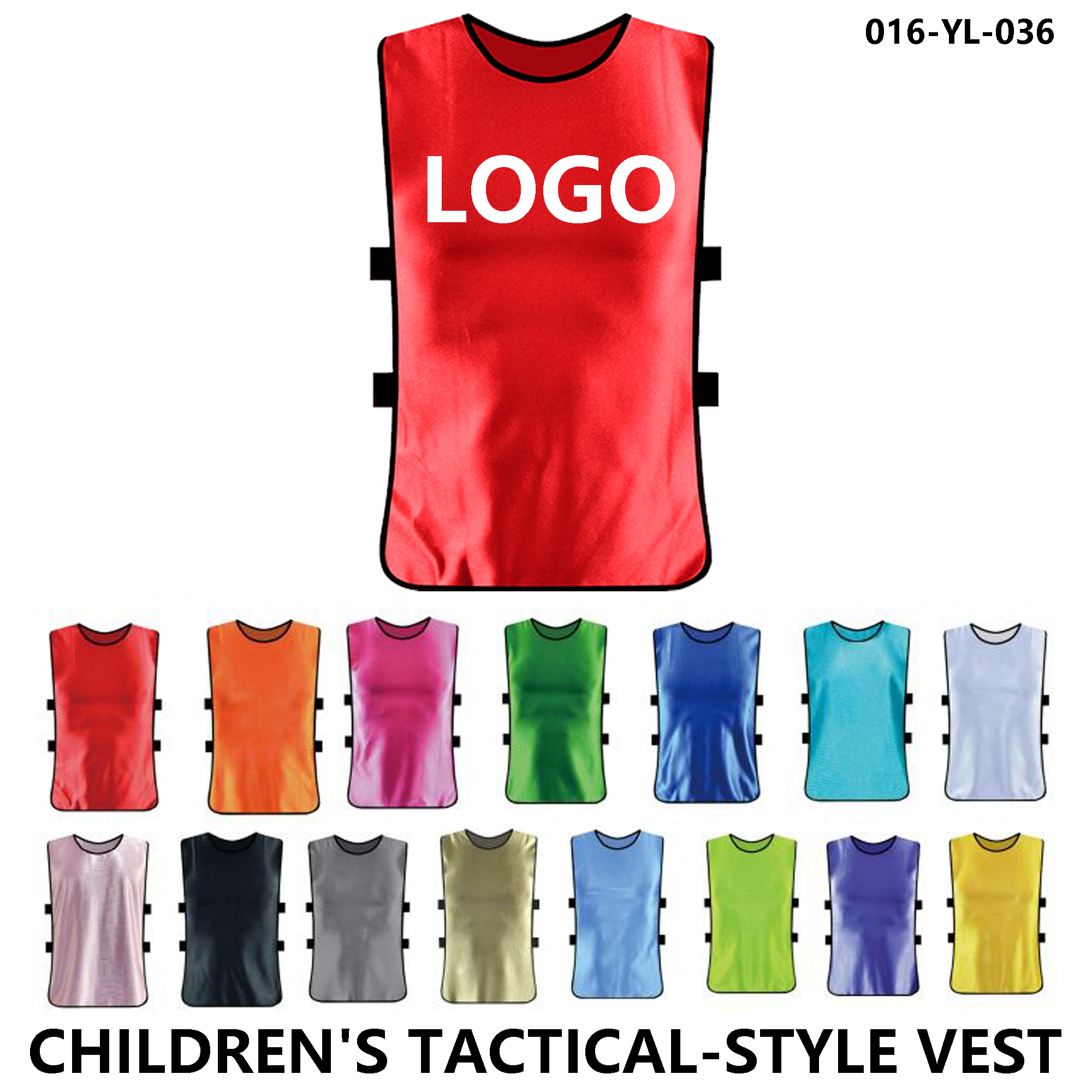 Kids Athletic Combat Vest ?C Logo Custom 3