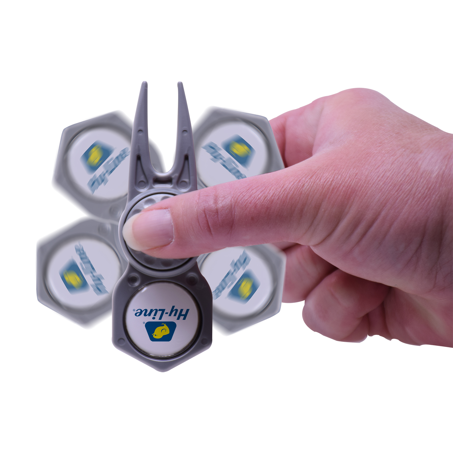 Divot Tool Fidget Spinner with Removable Ball Marker 8