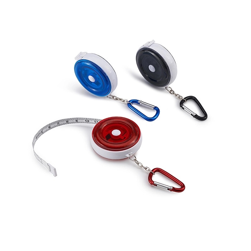 Round Tape Measure With Carabiner