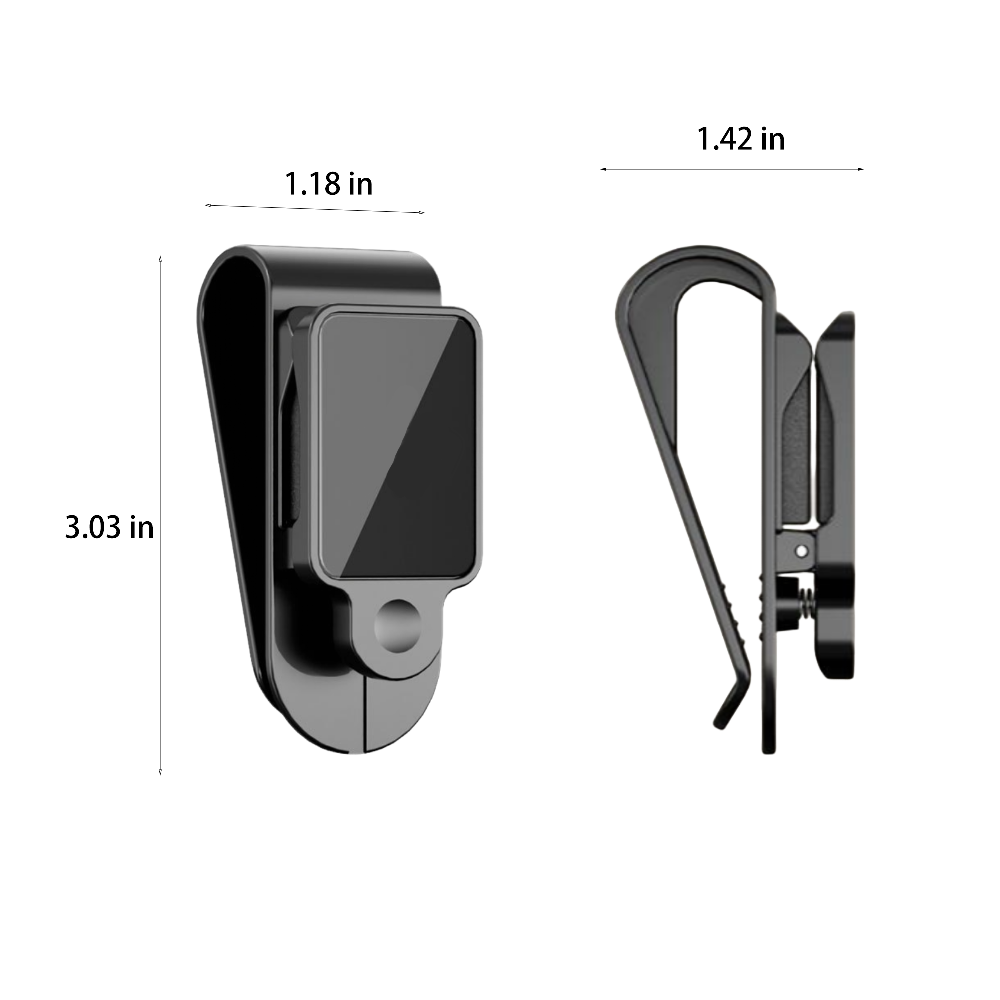 3 Inch Car Visor Sunglasses Holder Clip 6