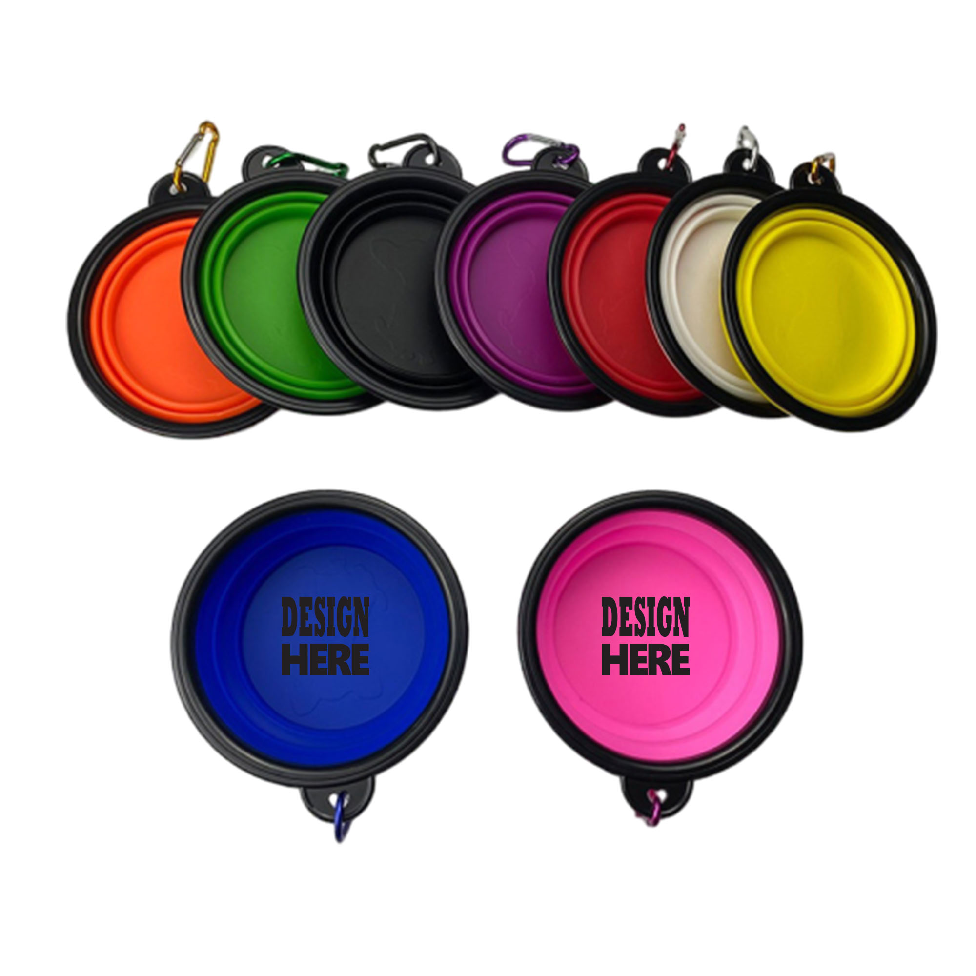 Silicone Foldable Portable Pet Bowl 3