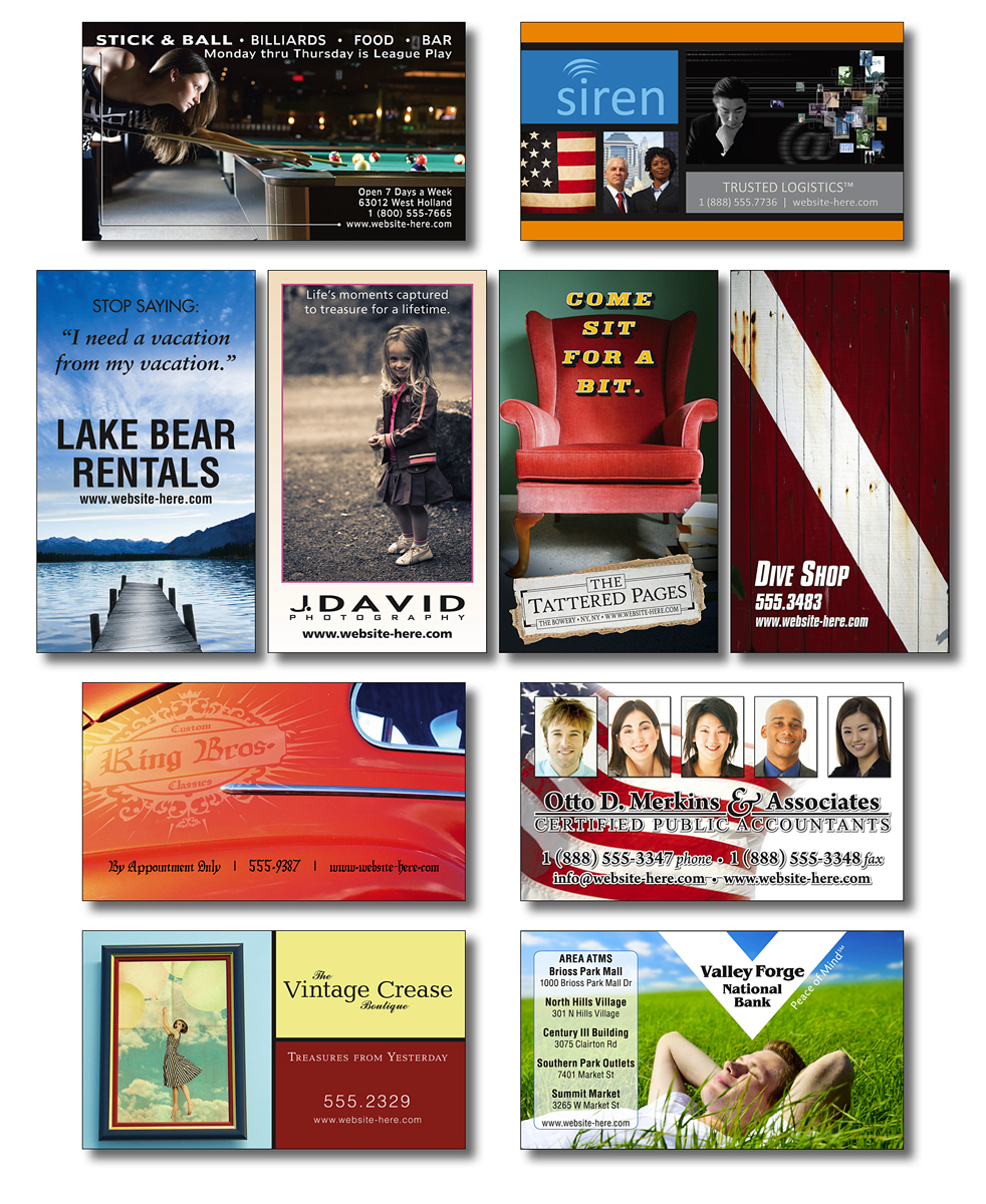 Business Card Magnet - 3.5x2 (Square Corners) - Outdoor Safe 8