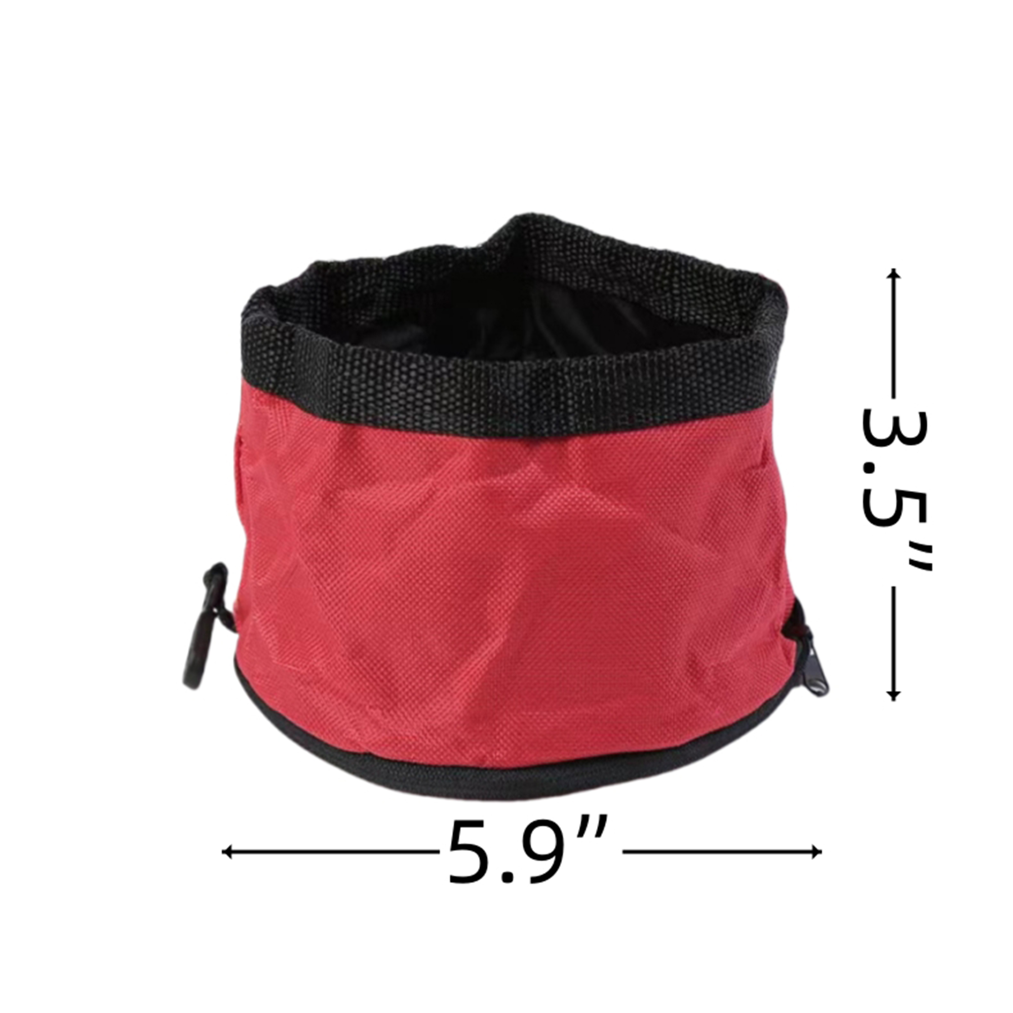 Oxford Fabric Folable Travel Pet Feeding Bowl 3