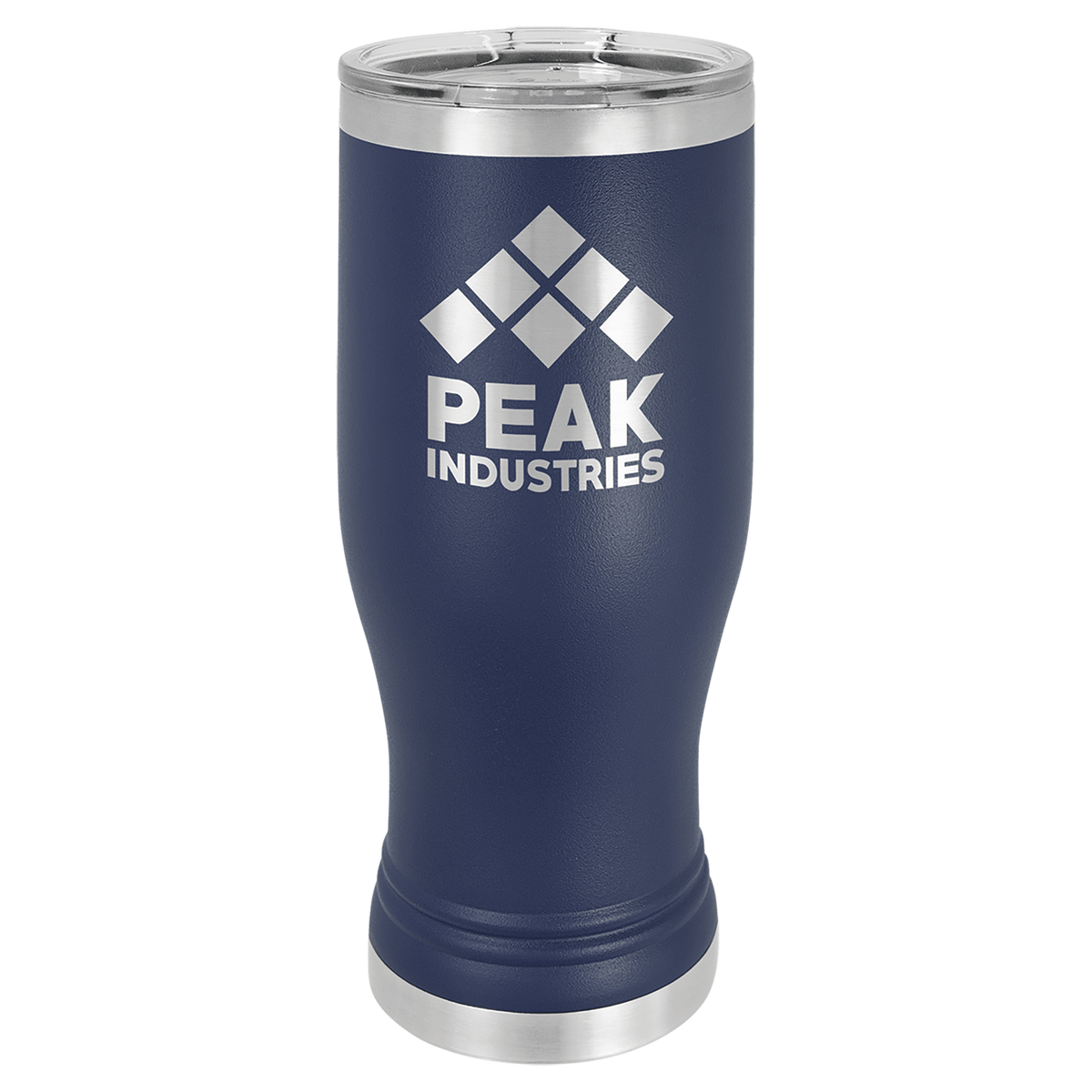Polar Camel Navy Blue 20 oz. Pilsner with Clear Lid 3