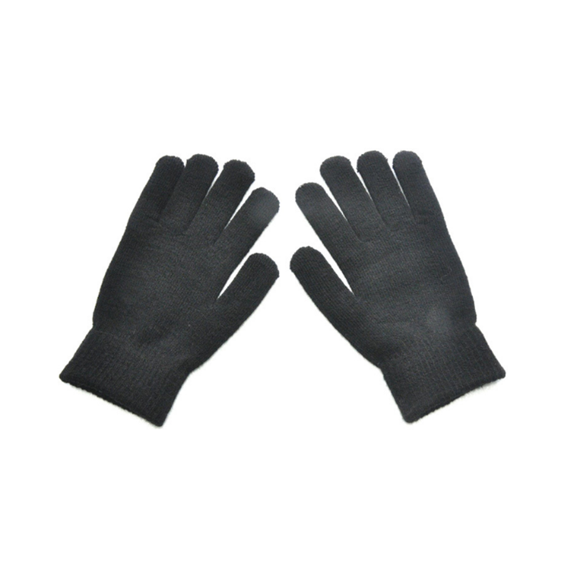 MOQ 50 PCS Stylish Winter Solid Color Knitted Gloves 19