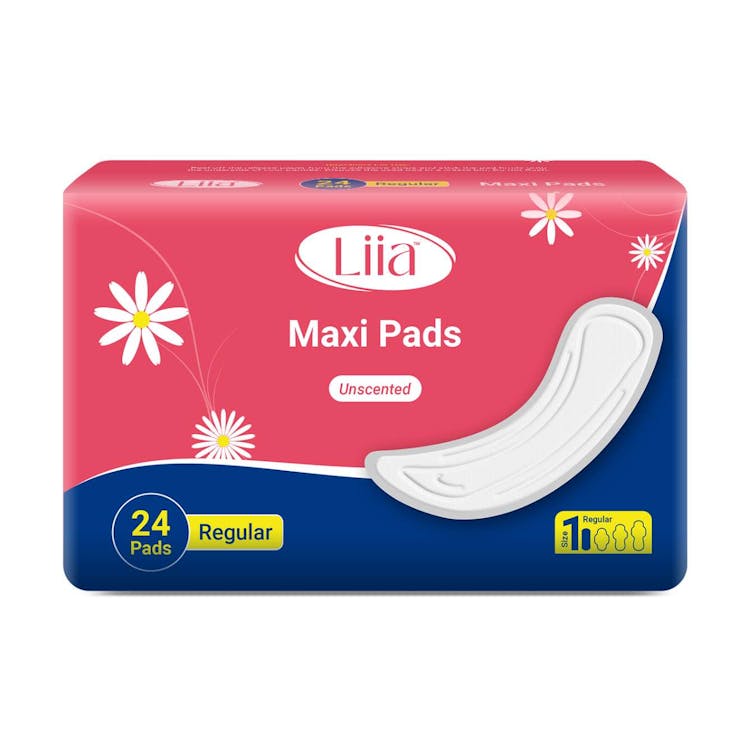 Liia Maxi Pads - 24 Count 2