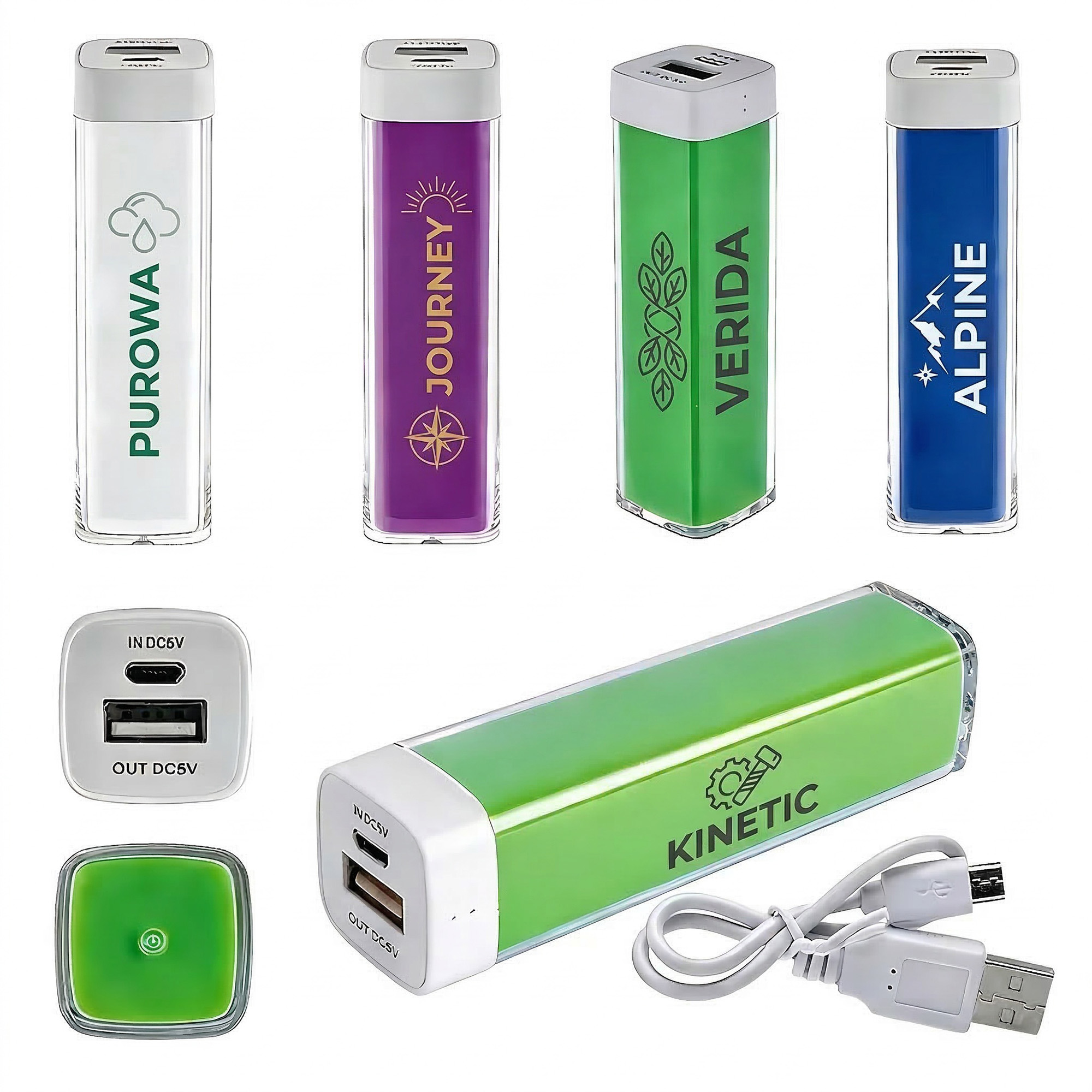 Plastic Mobile Power Bank Charger