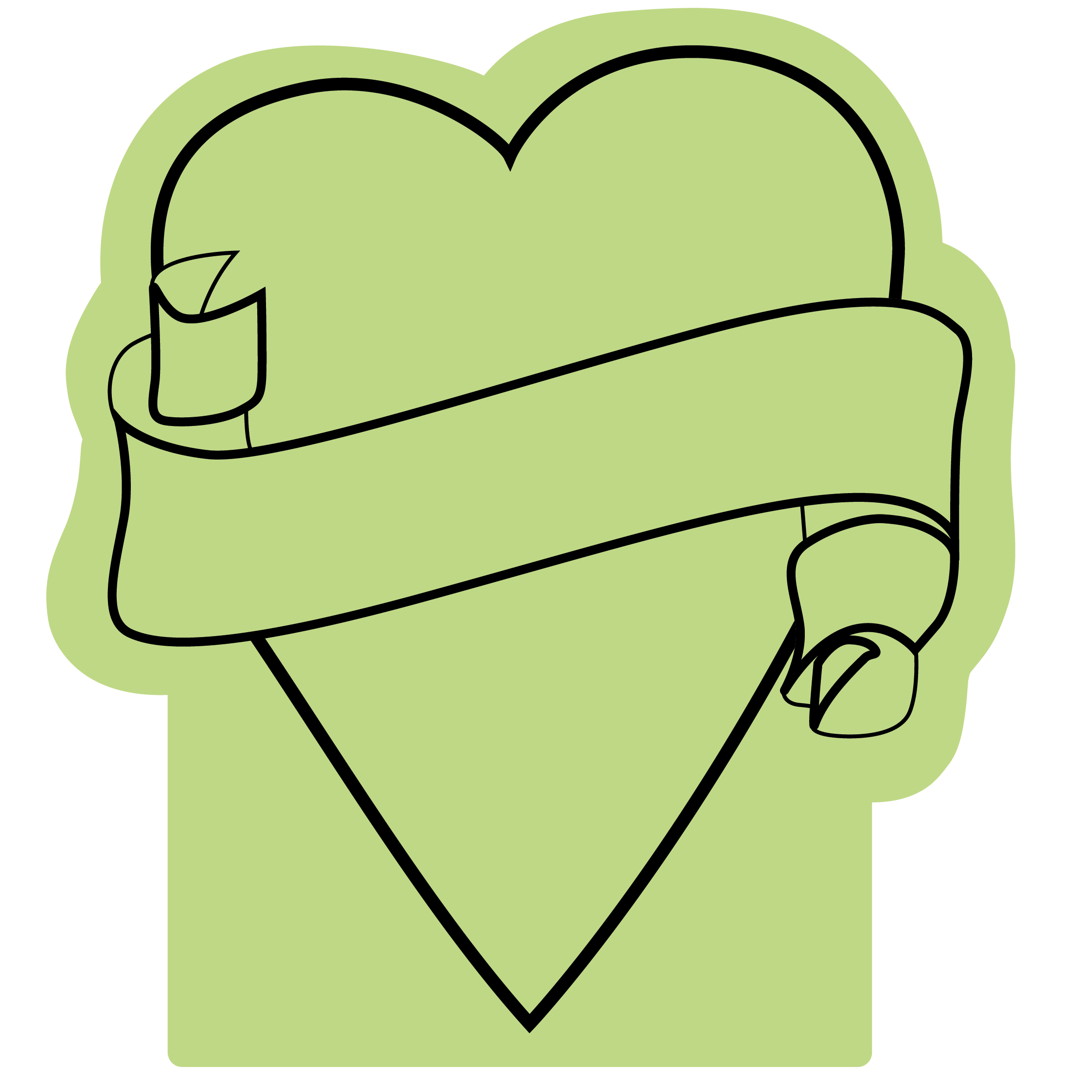 Foam Heart Mitt 43