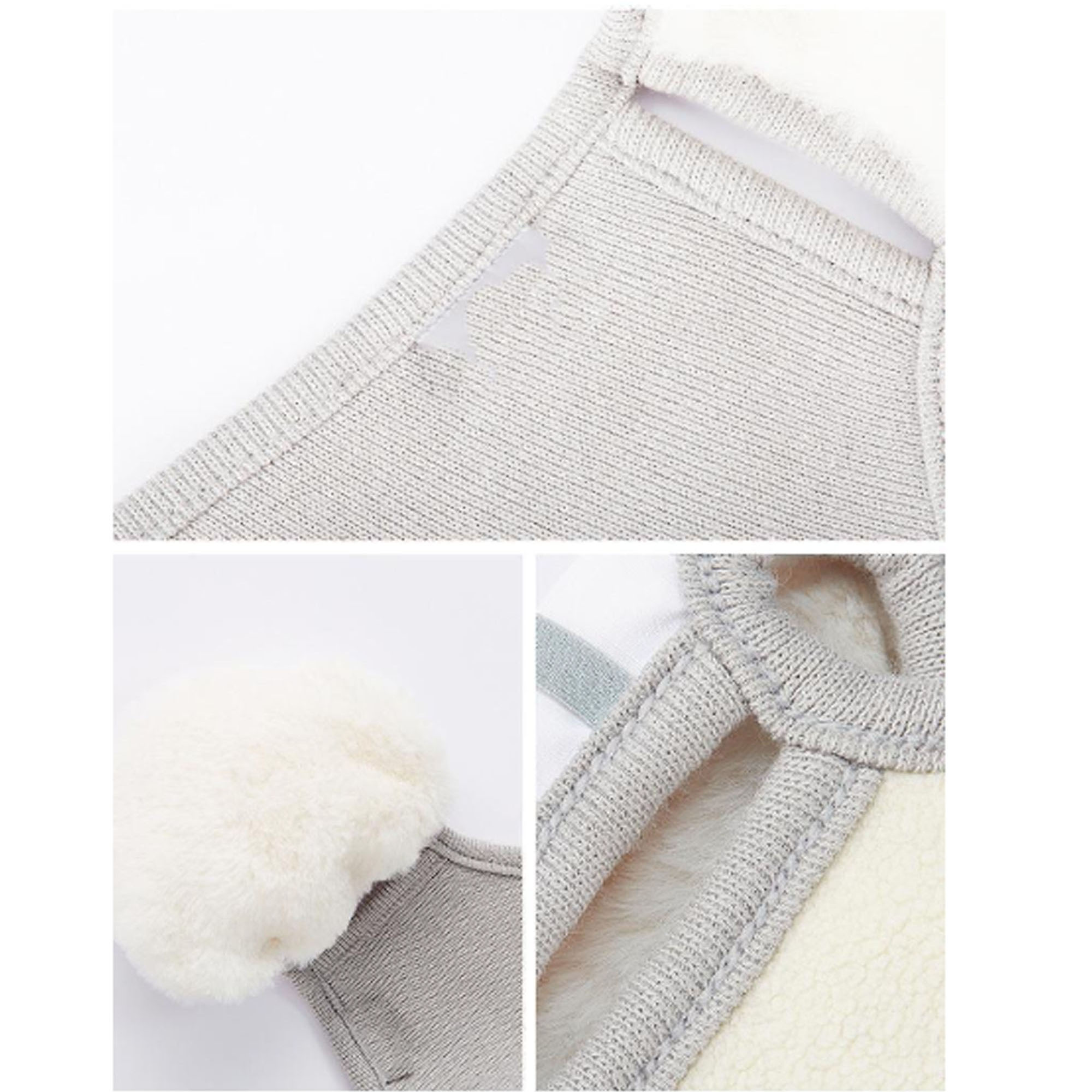 Cold-Resistant Fleece Face Mask with Integrated Ear Shields 11