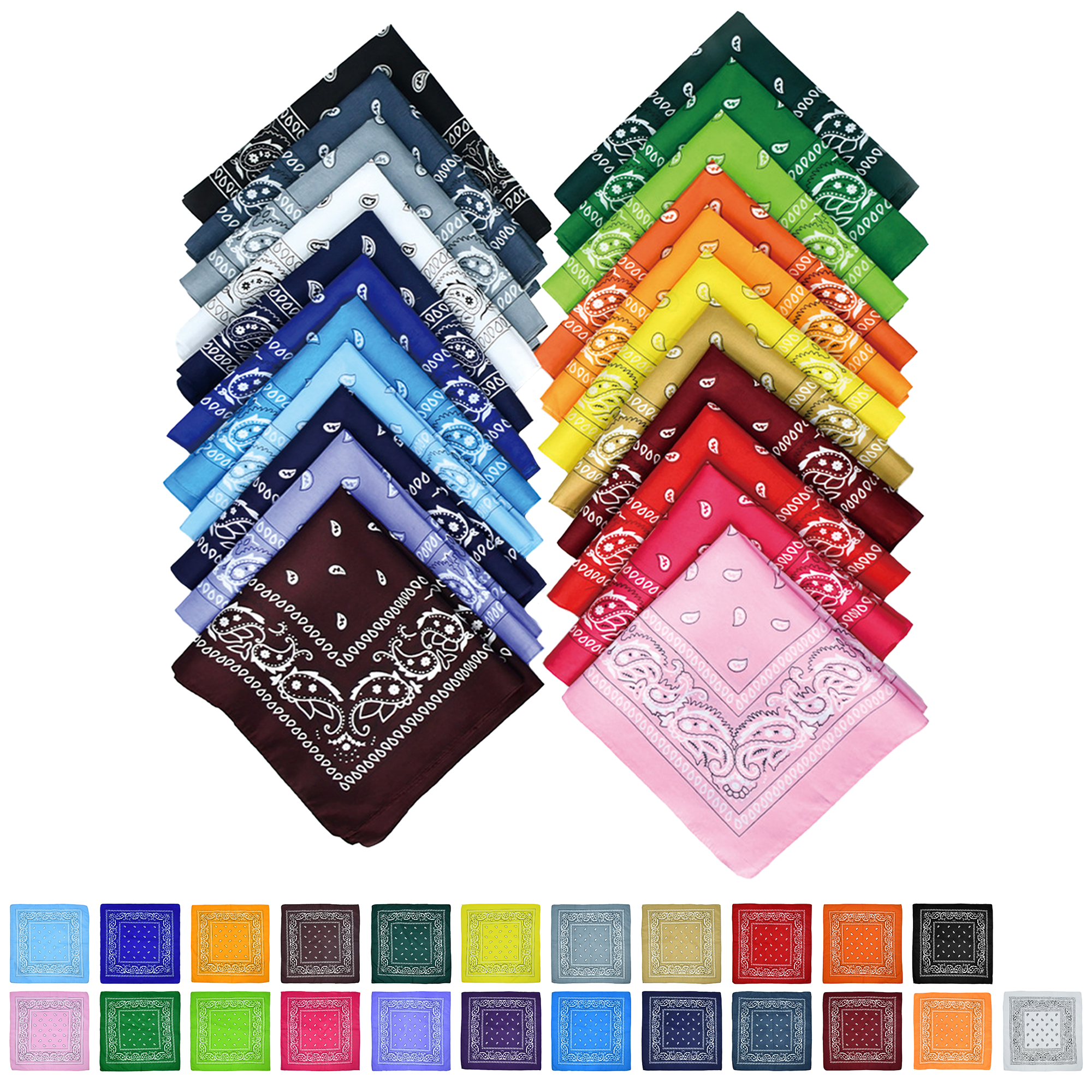 Unisex Custom Square Bandana MOQ100 4