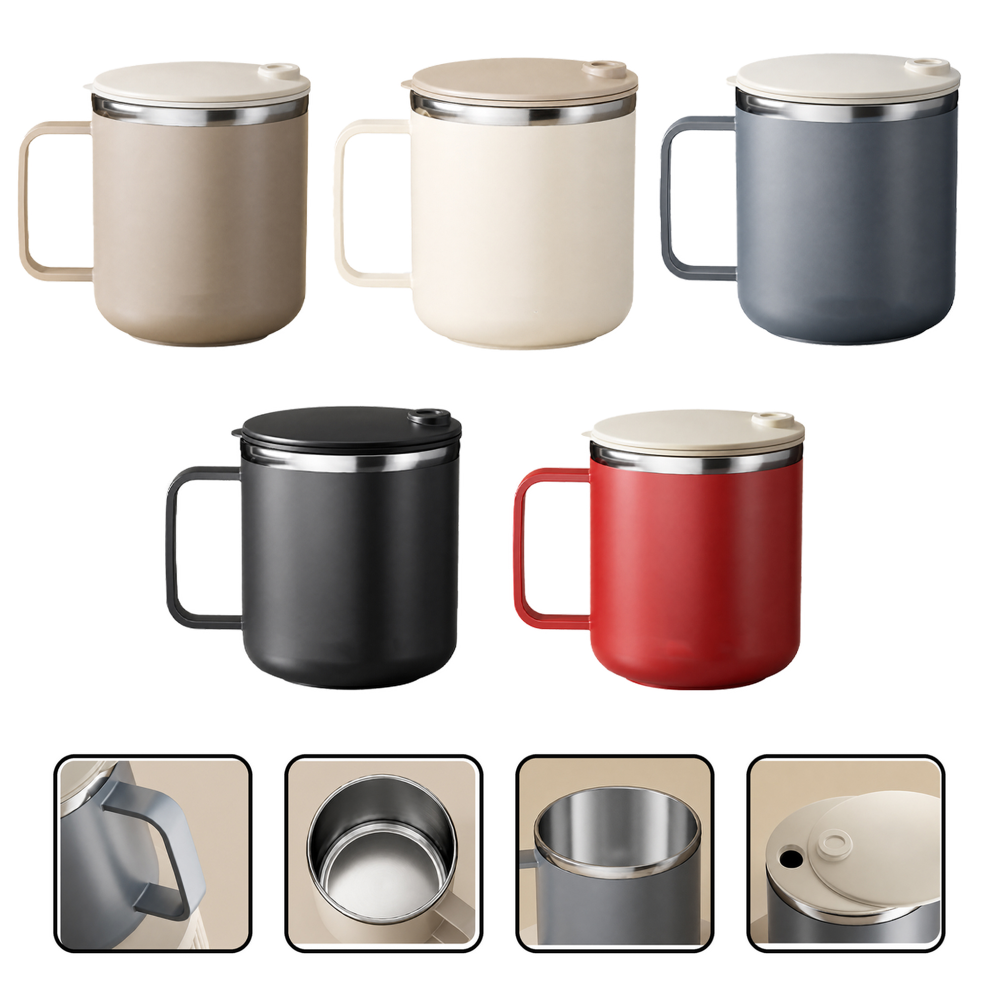 400ml Handled Beverage Mug 2