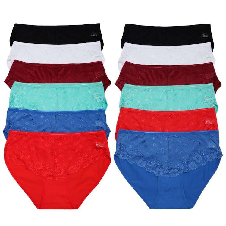 Cotton Hipster Panties - Assorted Colors 3
