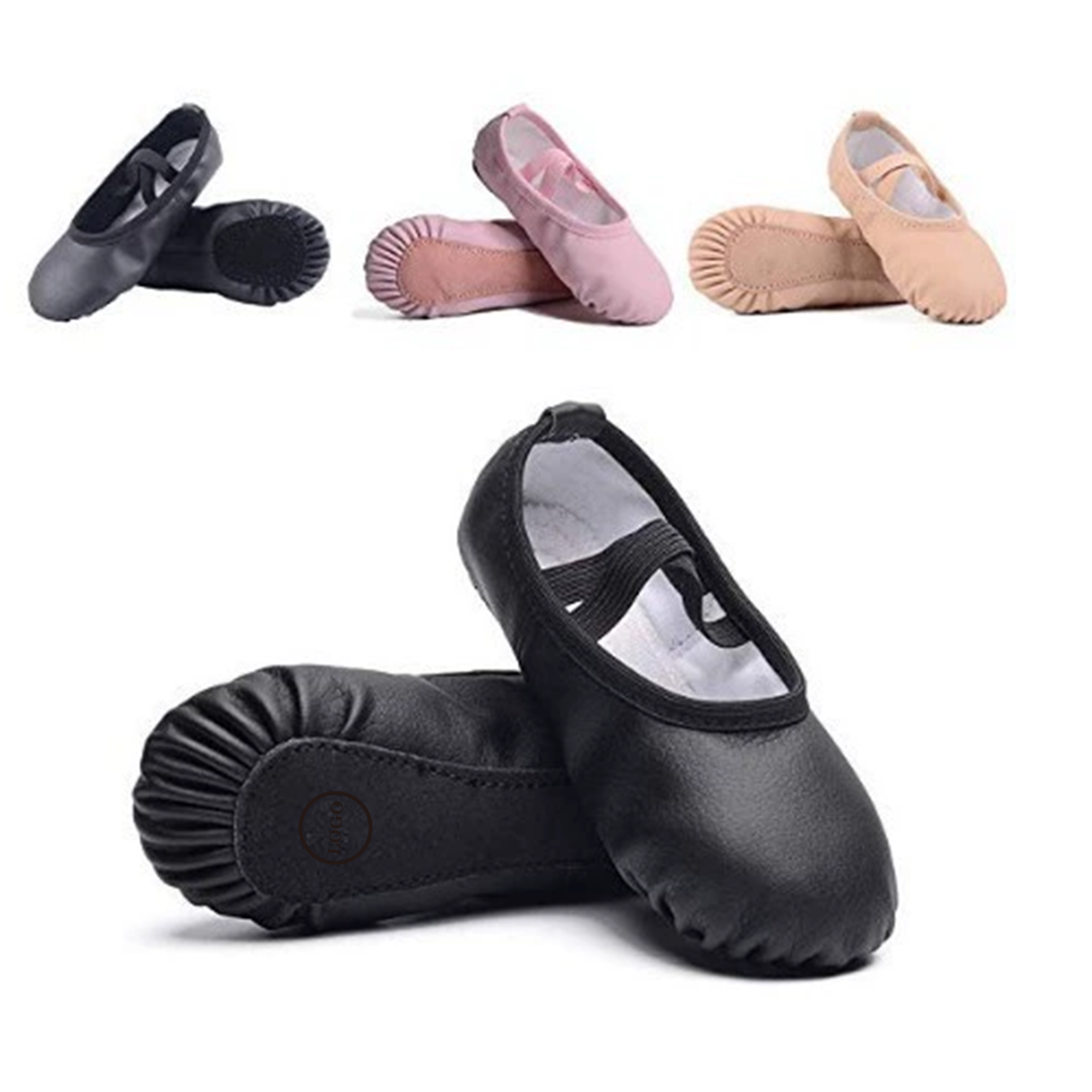 Professional Leather Sole Ballet Shoes 3