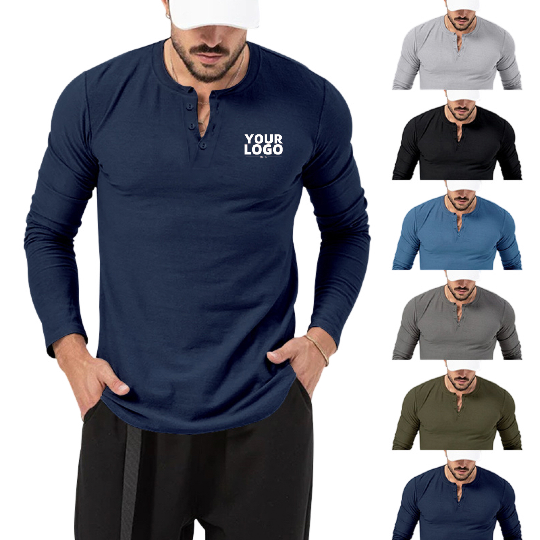 Mens Henley Shirts